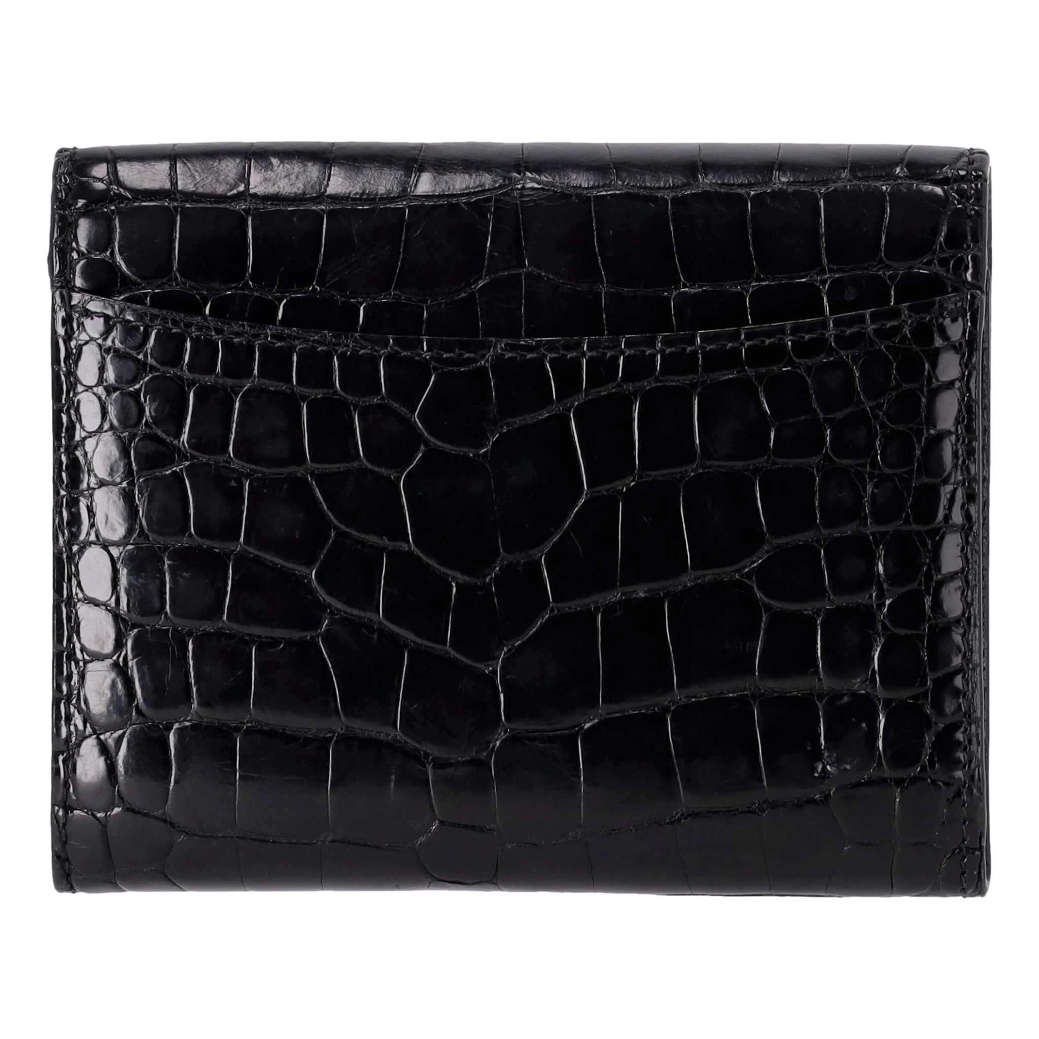 Louis Vuitton Crocodile Skin Capucines Compact Wallet - Image 6