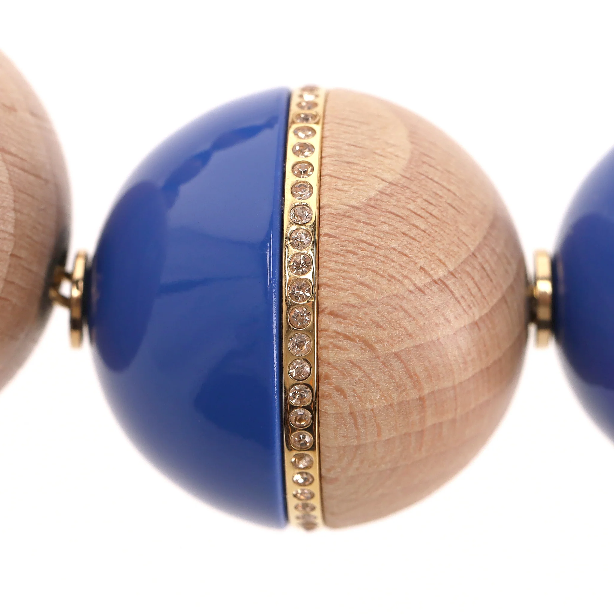 Louis Vuitton Crystal, Wood & Resin Beaded Necklace - Image 5