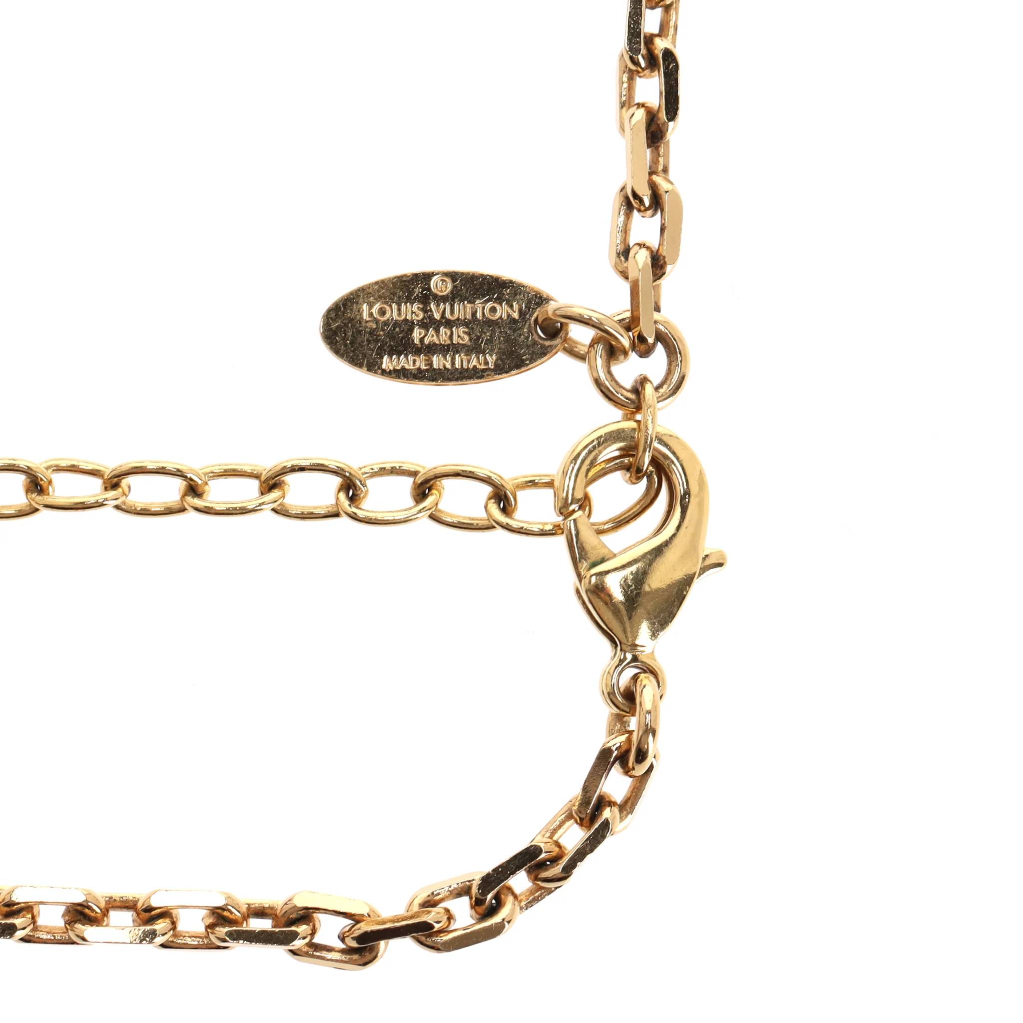 Louis Vuitton Crystal, Wood & Resin Beaded Necklace - Image 7