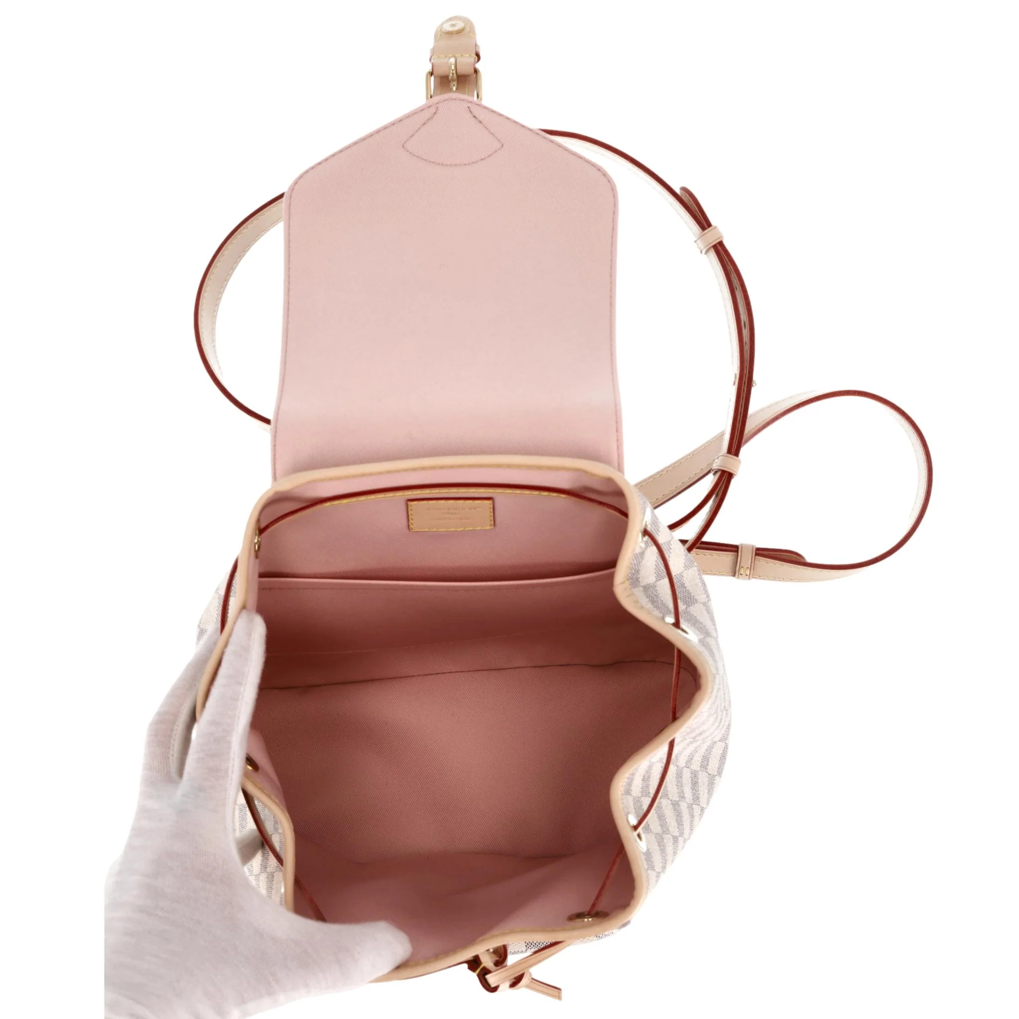 Louis Vuitton Damier Azur Montsouris PM Backpack - Image 6