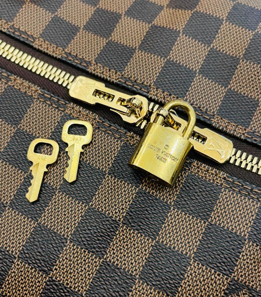 Louis Vuitton Damier Ebene Coated Canvas Eole Convertible Rolling Luggage Bag - Image 12