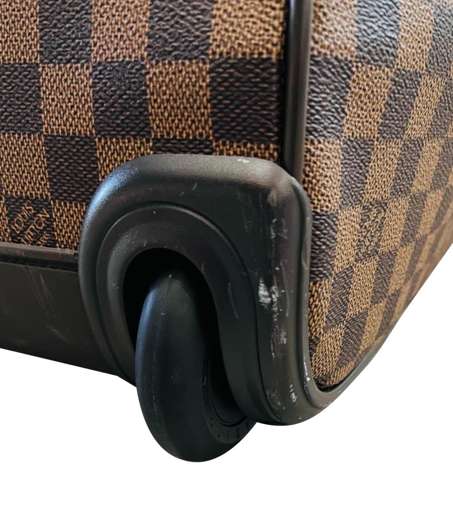Louis Vuitton Damier Ebene Coated Canvas Eole Convertible Rolling Luggage Bag - Image 19