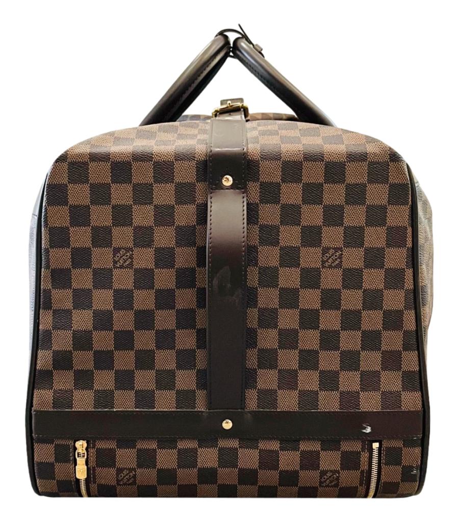 Louis Vuitton Damier Ebene Coated Canvas Eole Convertible Rolling Luggage Bag - Image 6