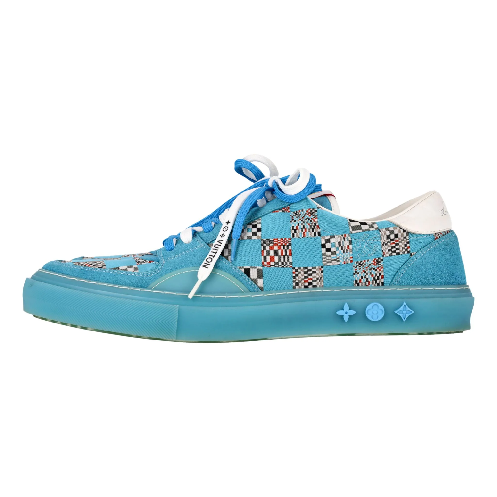 Louis Vuitton Distored Damier Ollie Sneakers. Size 44.5 - Image 5