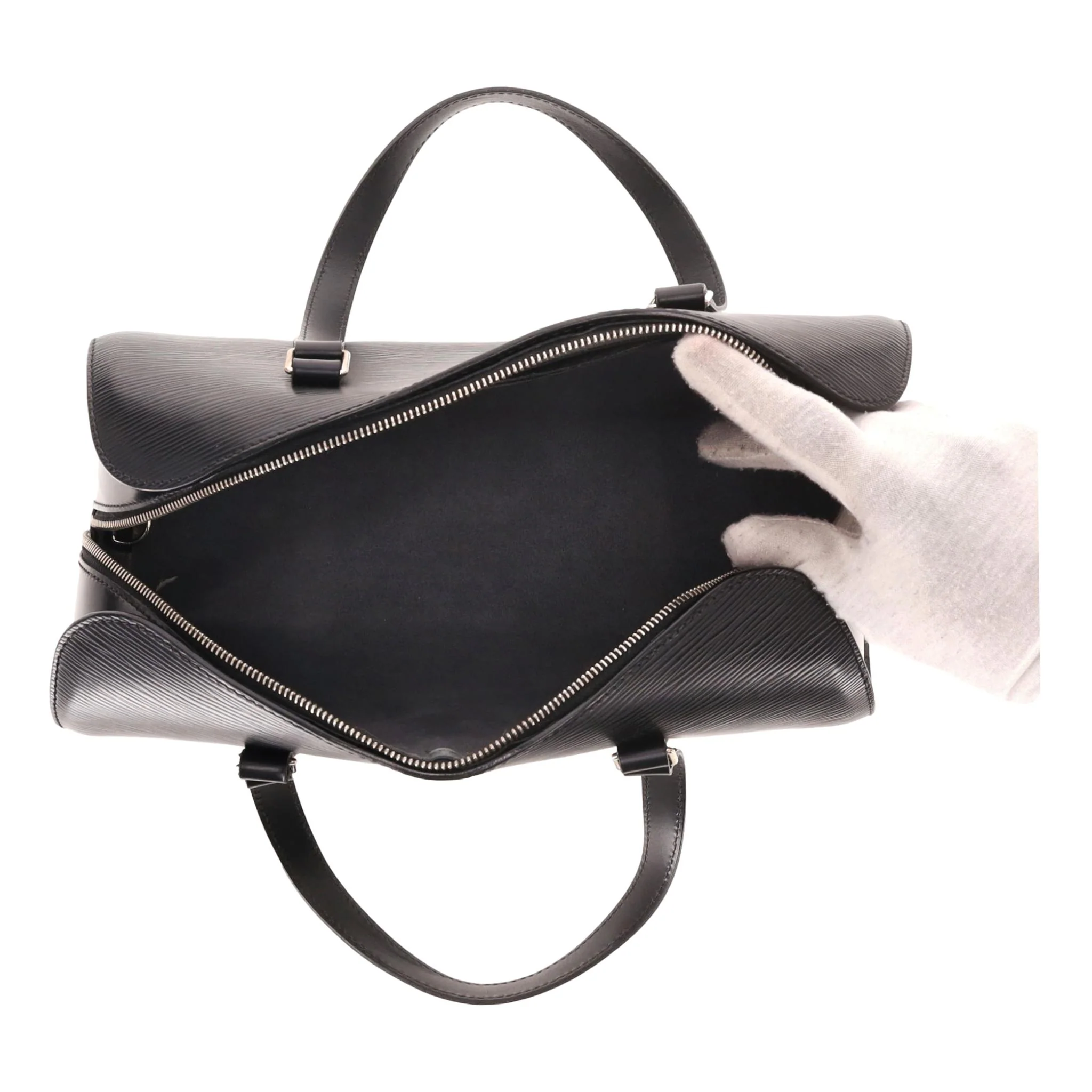Louis Vuitton Epi Leather Medium Soufflot Handbag - Image 6