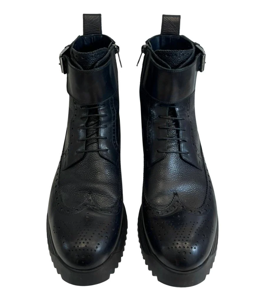 Louis Vuitton Frontier Leather Ankle Boots. Size 42 - Image 3