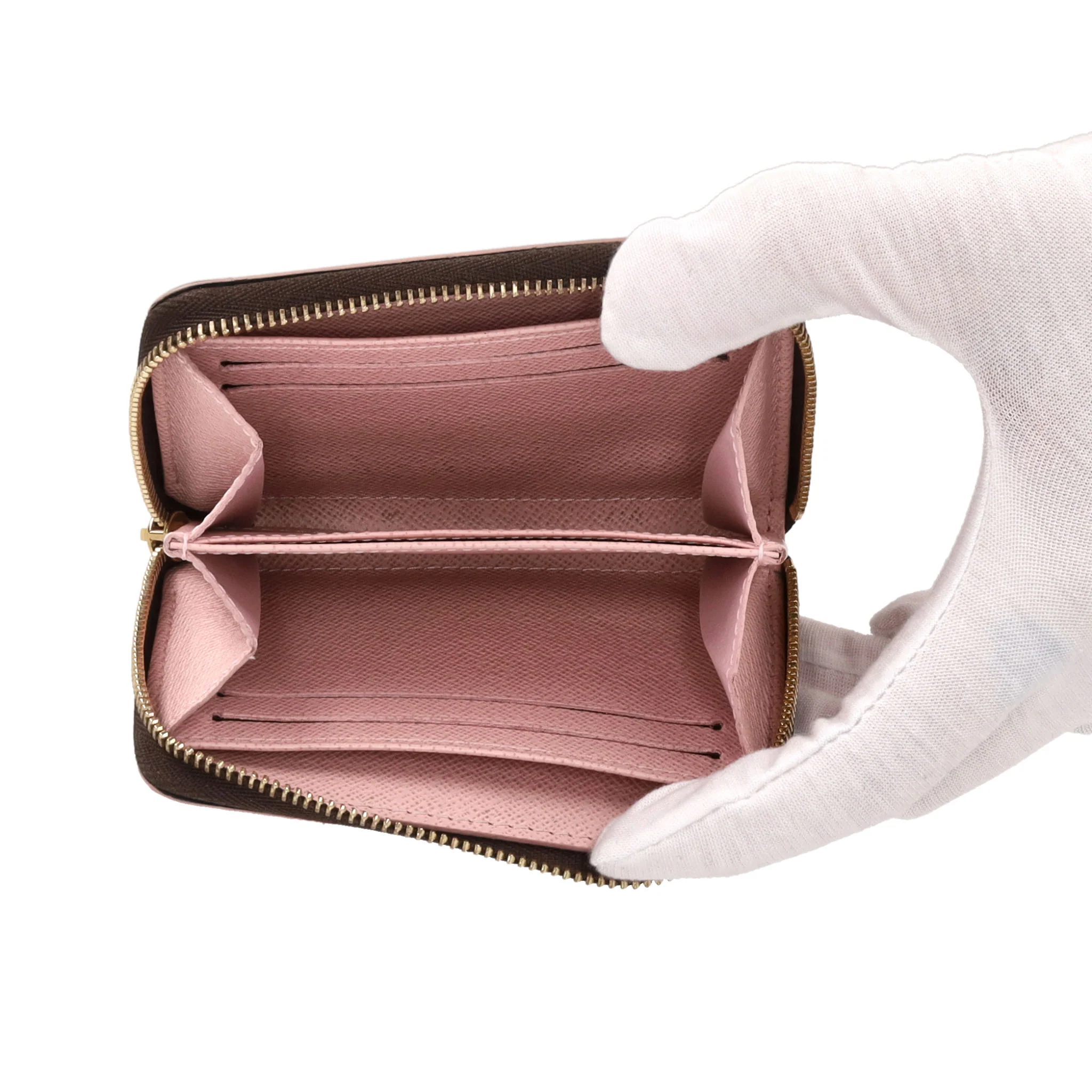 Louis Vuitton Ltd Edition Damier Ebene Studded Zippy Coin Purse - Image 5
