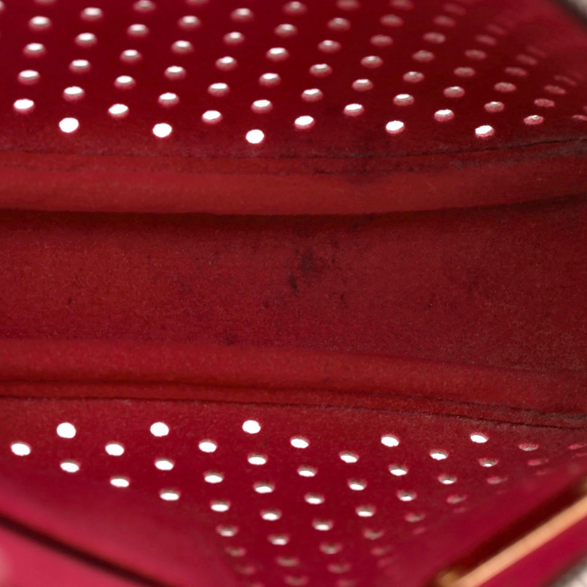 Louis Vuitton Ltd Edition Monogram Perforated Coated Canvas Pochette Bag - Image 11