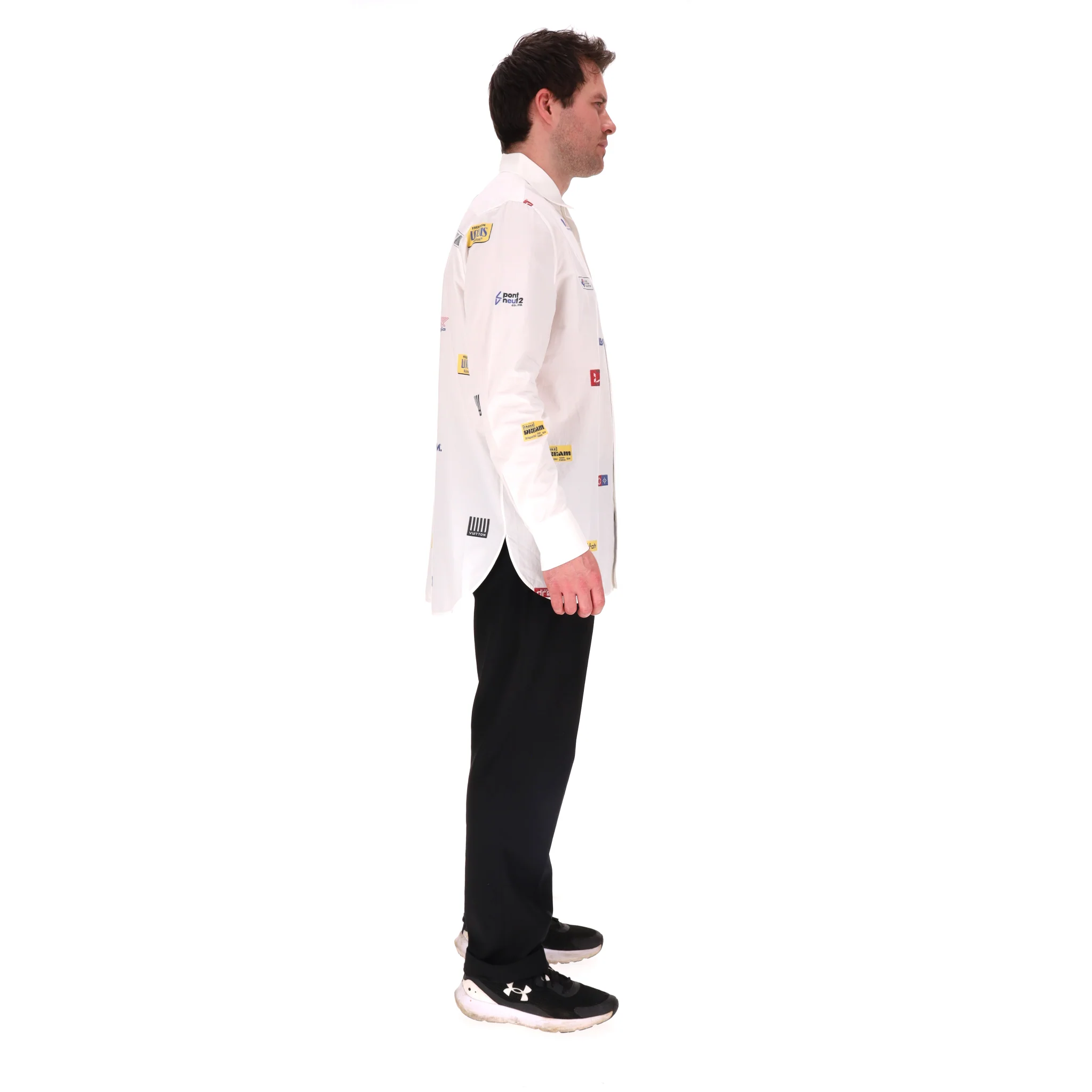 Louis Vuitton Patches DNA Shirt By Virgil Abloh. Size L - Image 3