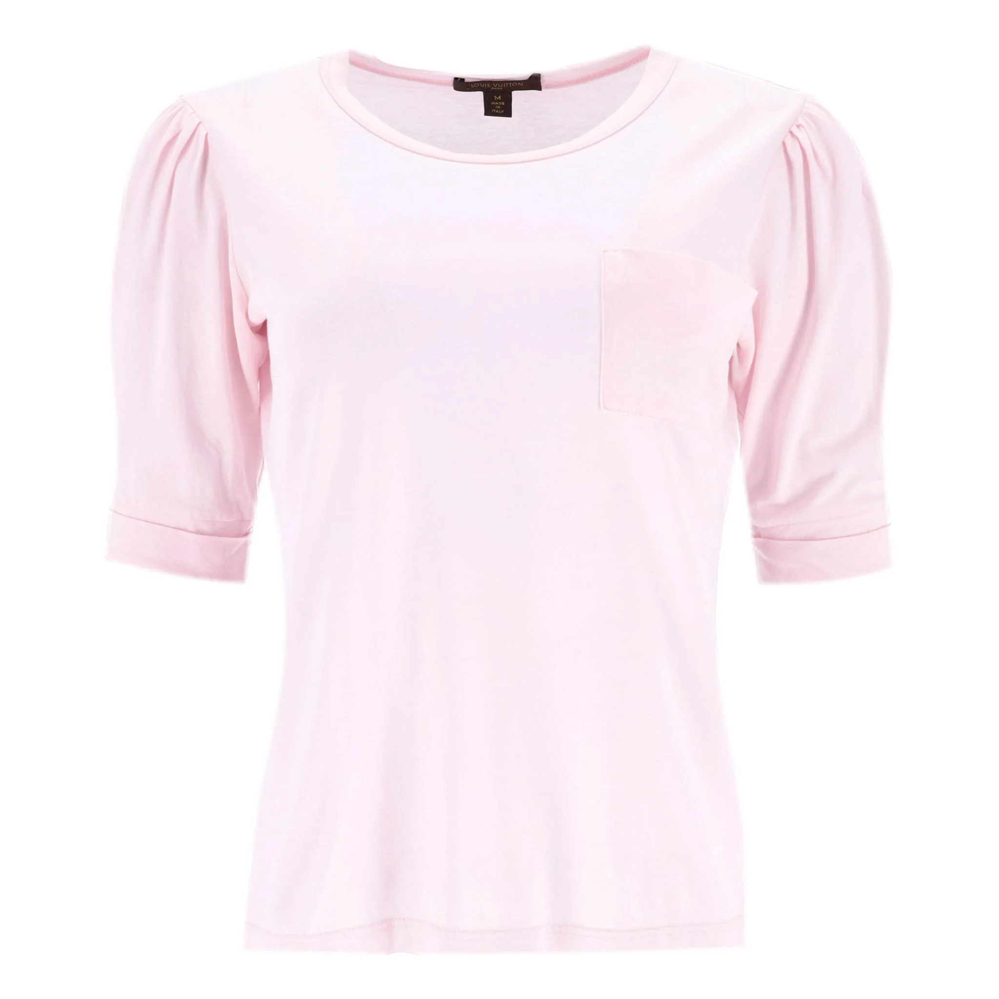 Louis Vuitton Puff Sleeve Cotton Top. Size M