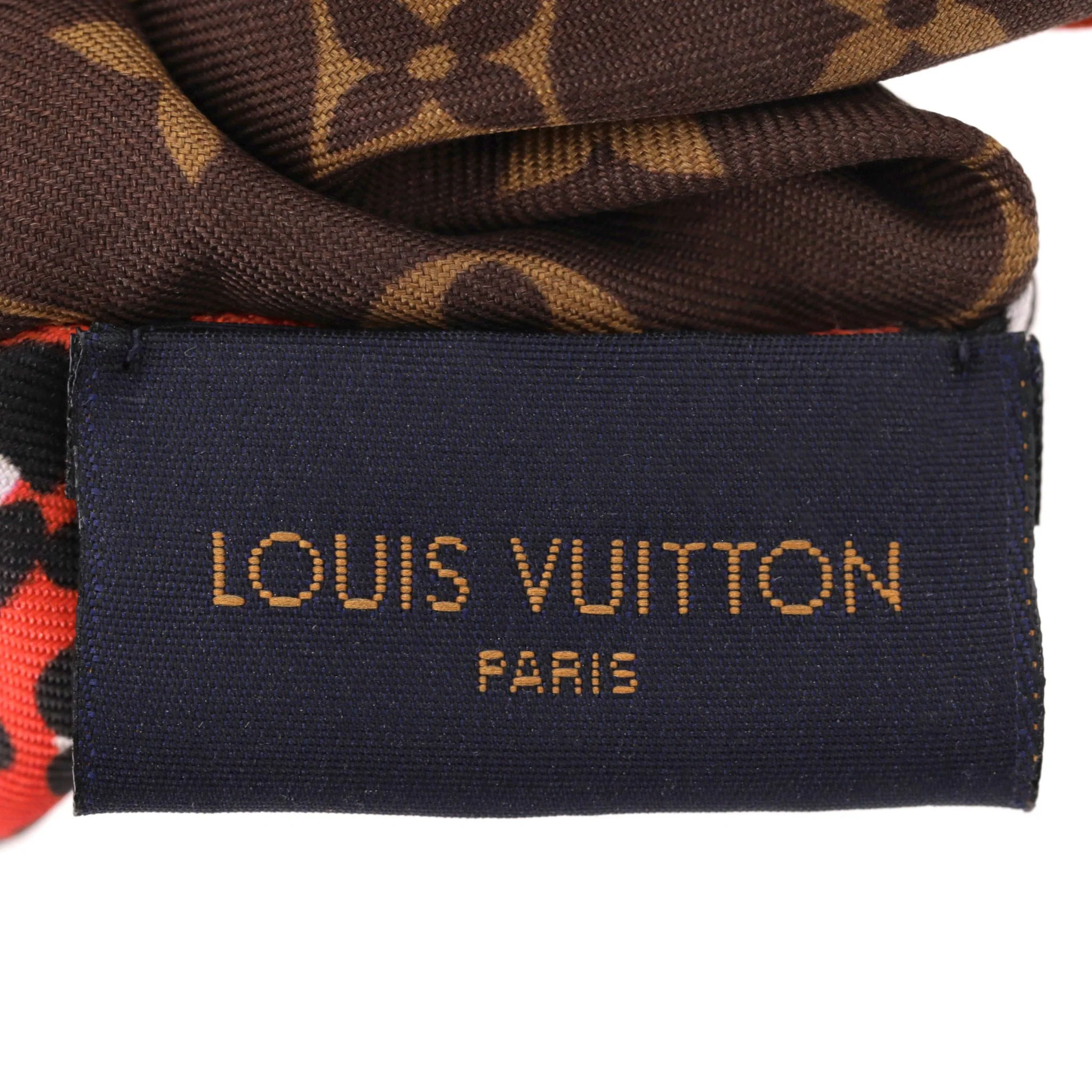 Louis Vuitton Silk Be Mindful Chouchou Monogram Scrunchie - Image 4