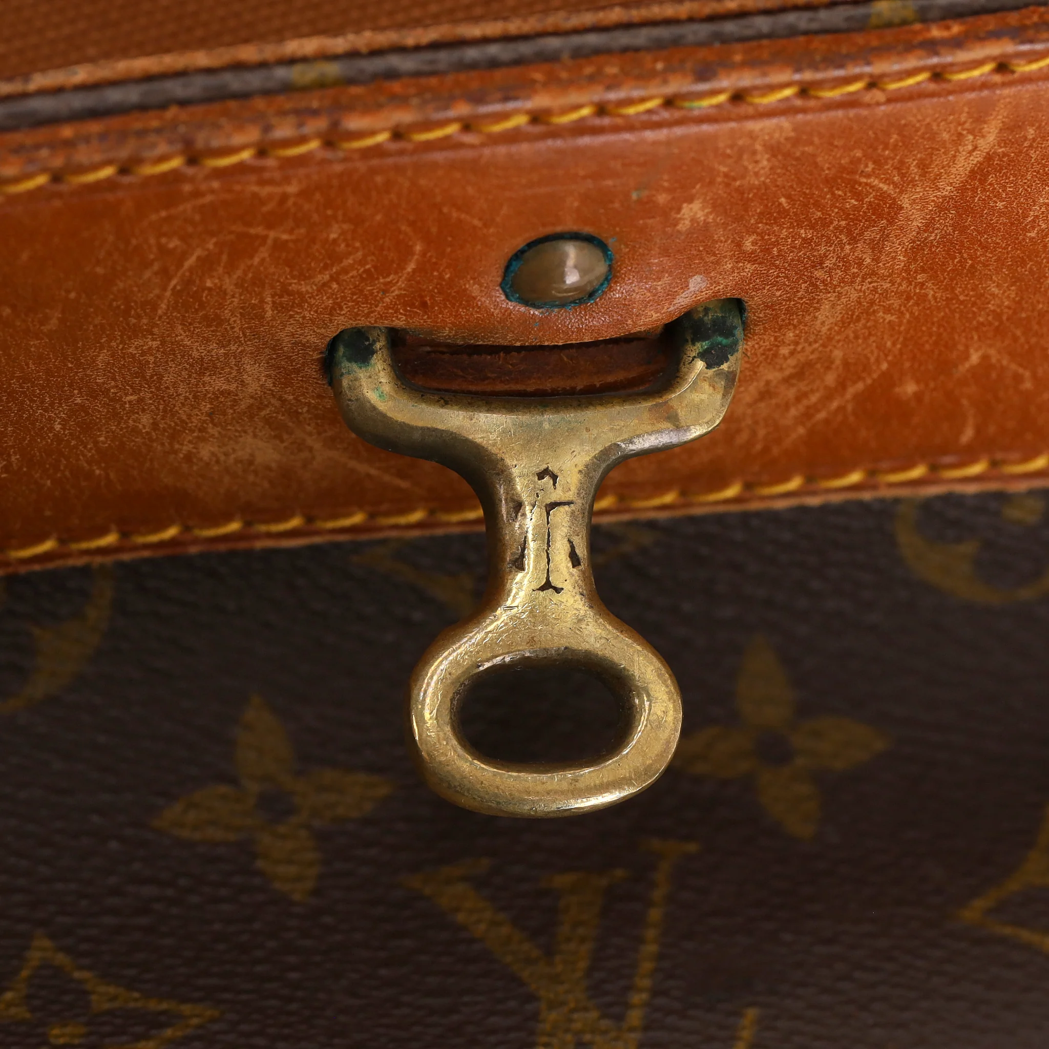 Louis Vuitton Vintage Monogram Canvas Steamer Travel Bag - Image 12