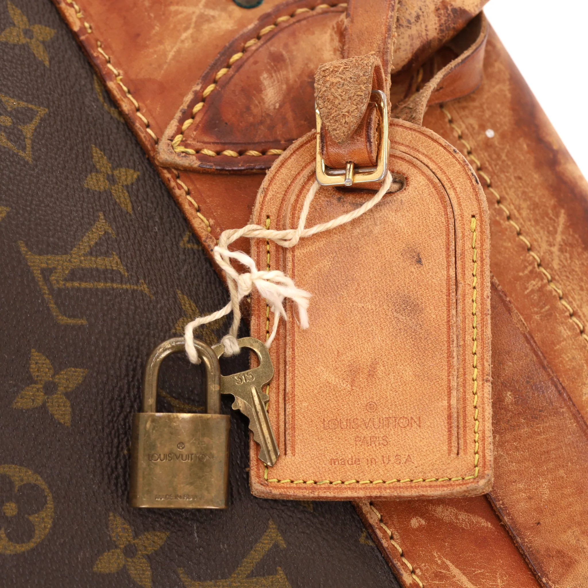 Louis Vuitton Vintage Monogram Canvas Steamer Travel Bag - Image 6