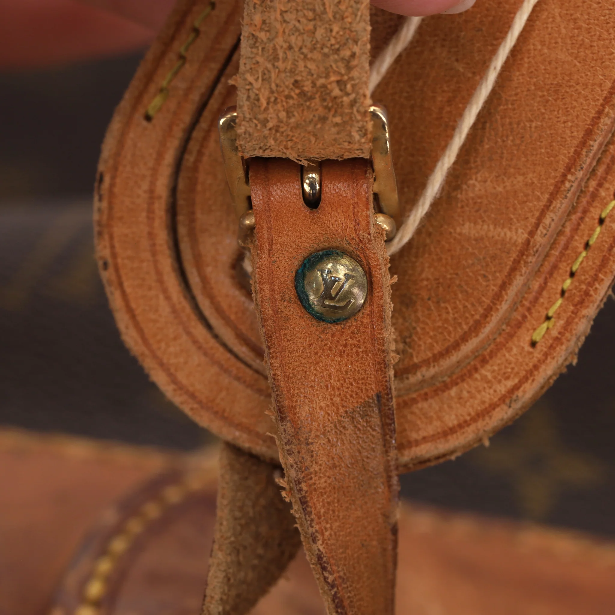 Louis Vuitton Vintage Monogram Canvas Steamer Travel Bag - Image 7
