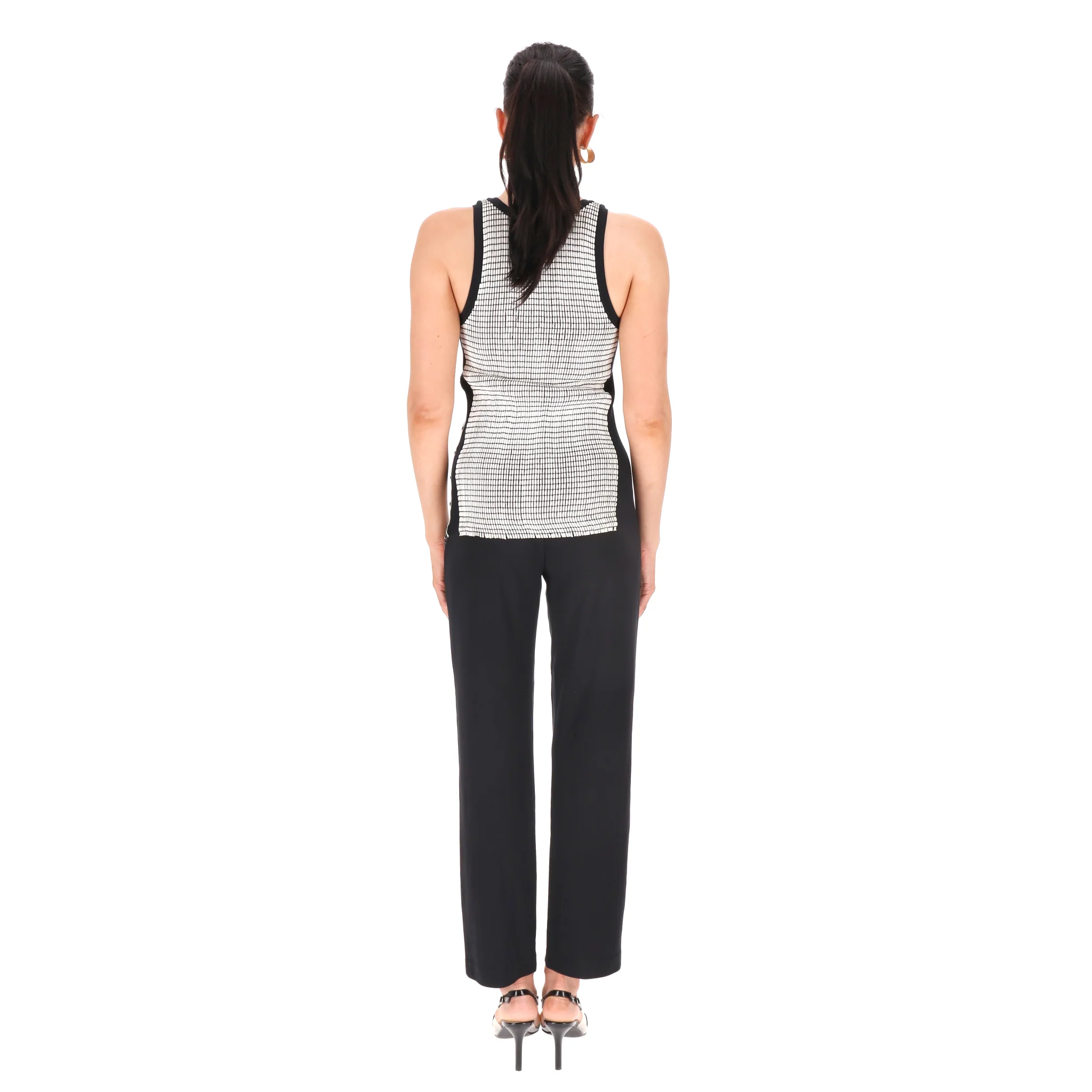 Louis Vuitton Waffle Texture Lambskin Tank Top With A Size Zip. Size XS - Image 4