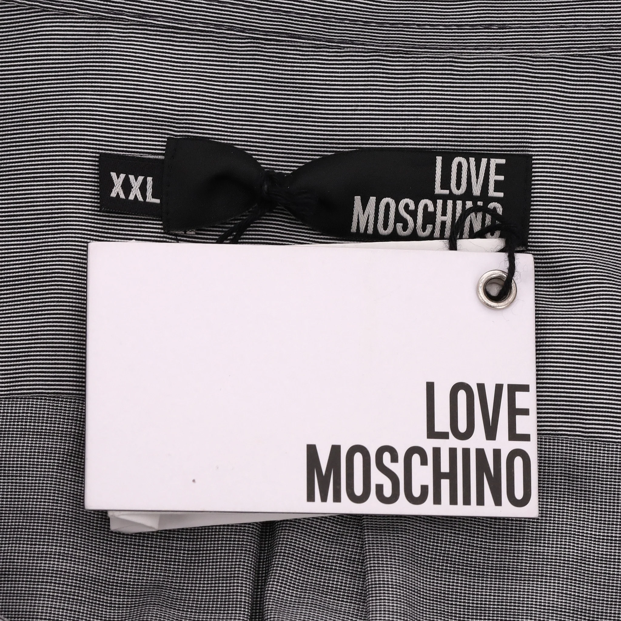 Love Moschino Logo Detail Cotton Shirt. Size XXL - Image 6