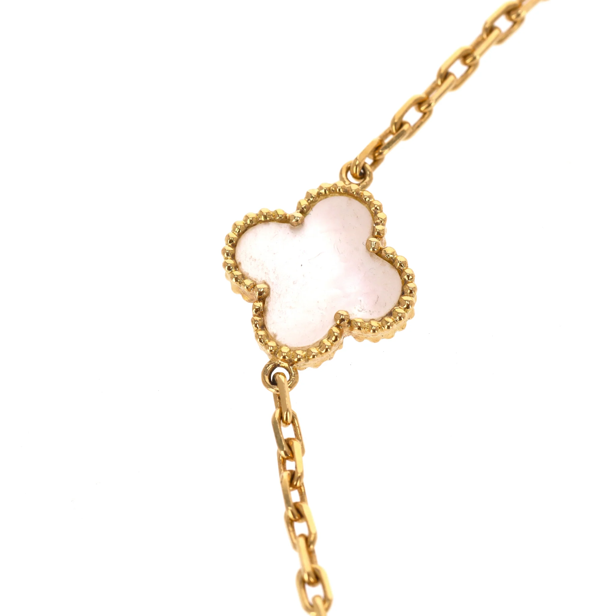 Custom Made - 12 Motif Long Necklace in 18K Yellow Gold - Image 6