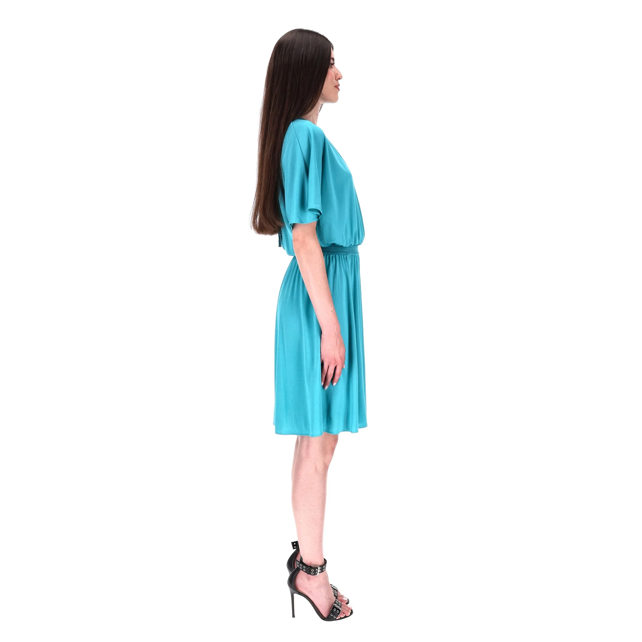 M Missoni Gathered Jersey Dress. Size L - Image 3
