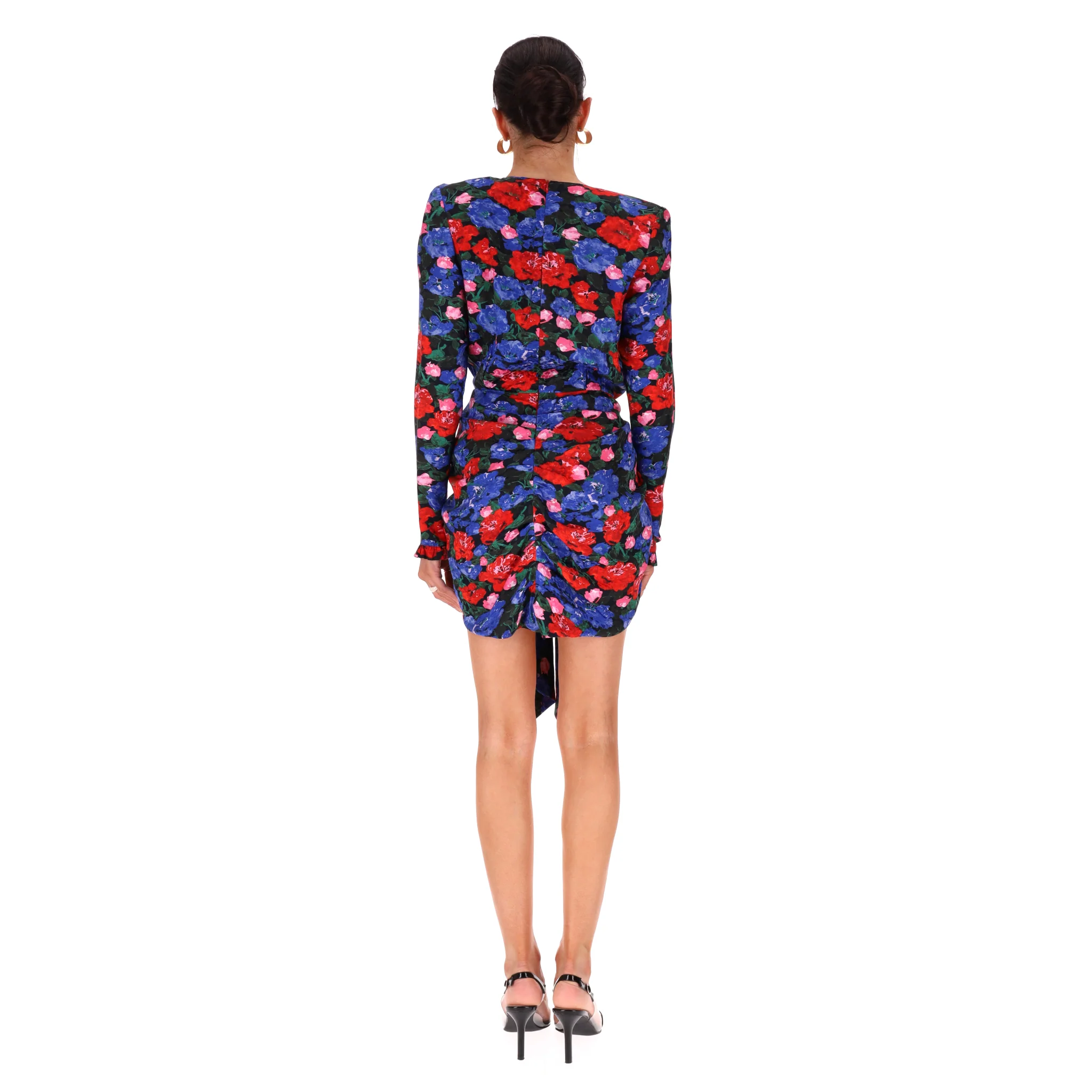 Magda Butrym Floral Silk Dress. Size 34FR - Image 4