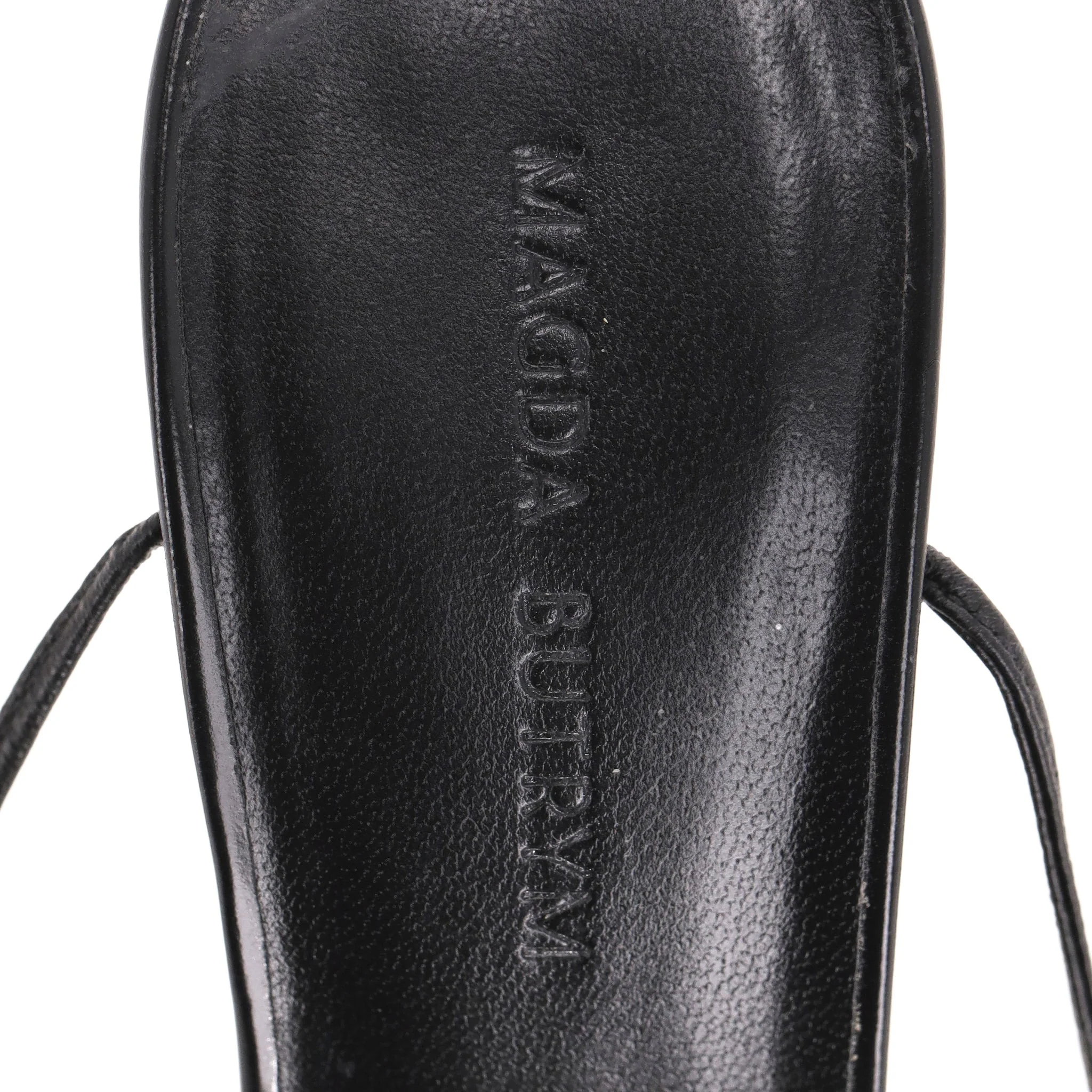Magda Butrym Leather Ankle-Tie Stiletto Heels.Size 36 - Image 8