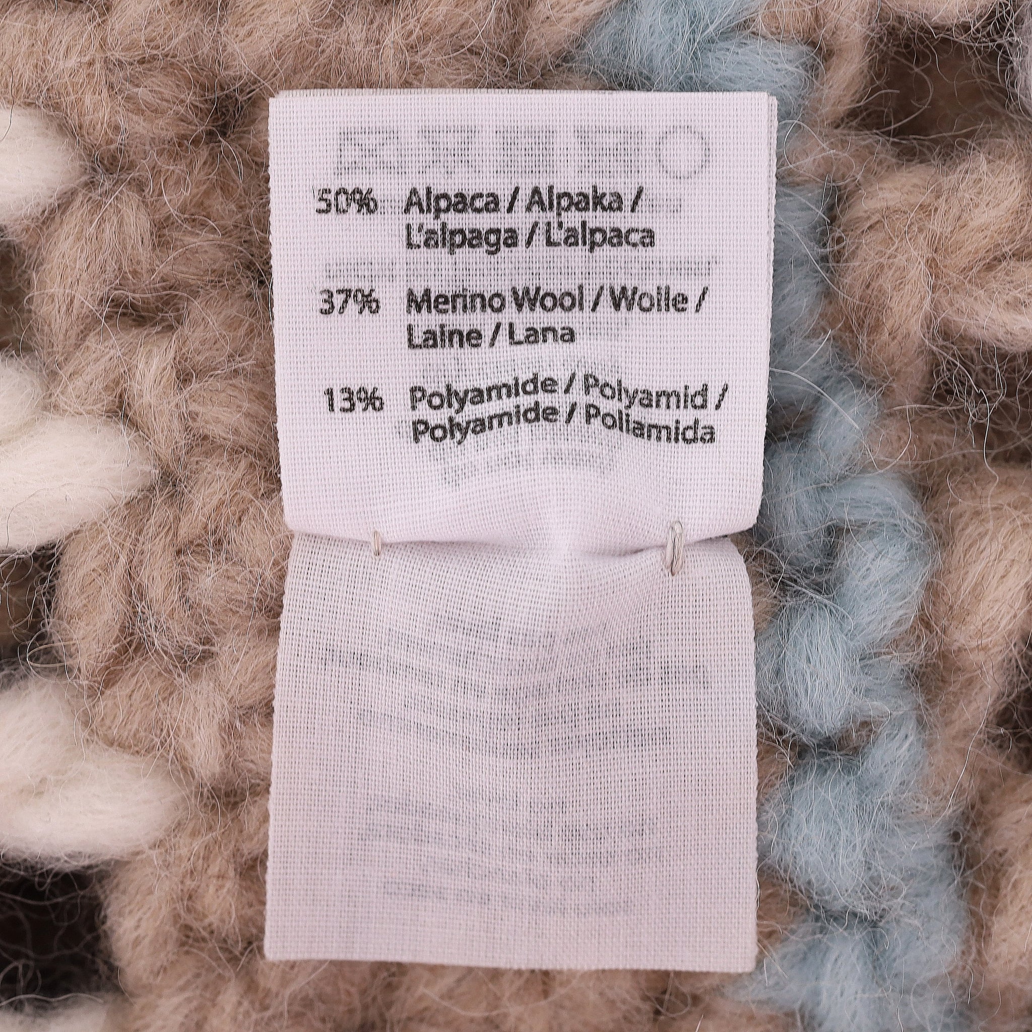 Maiami Alpaca & Merino Wool Crochet Cardi/Coat. Size S/M - Image 7