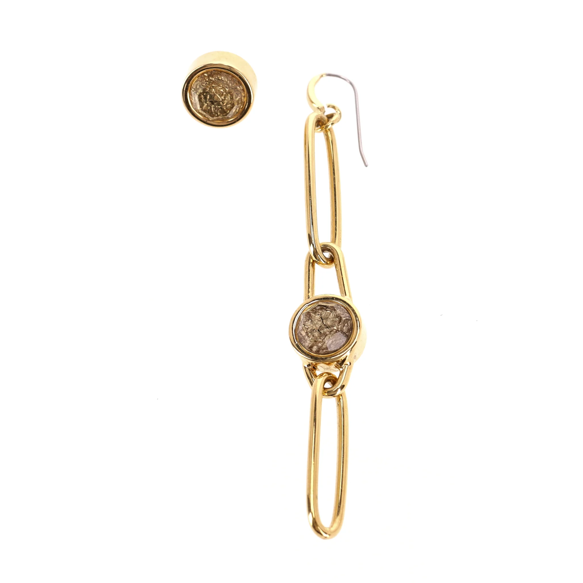 Marc Jacobs Asymmetric Link Drop Earrings - Image 4