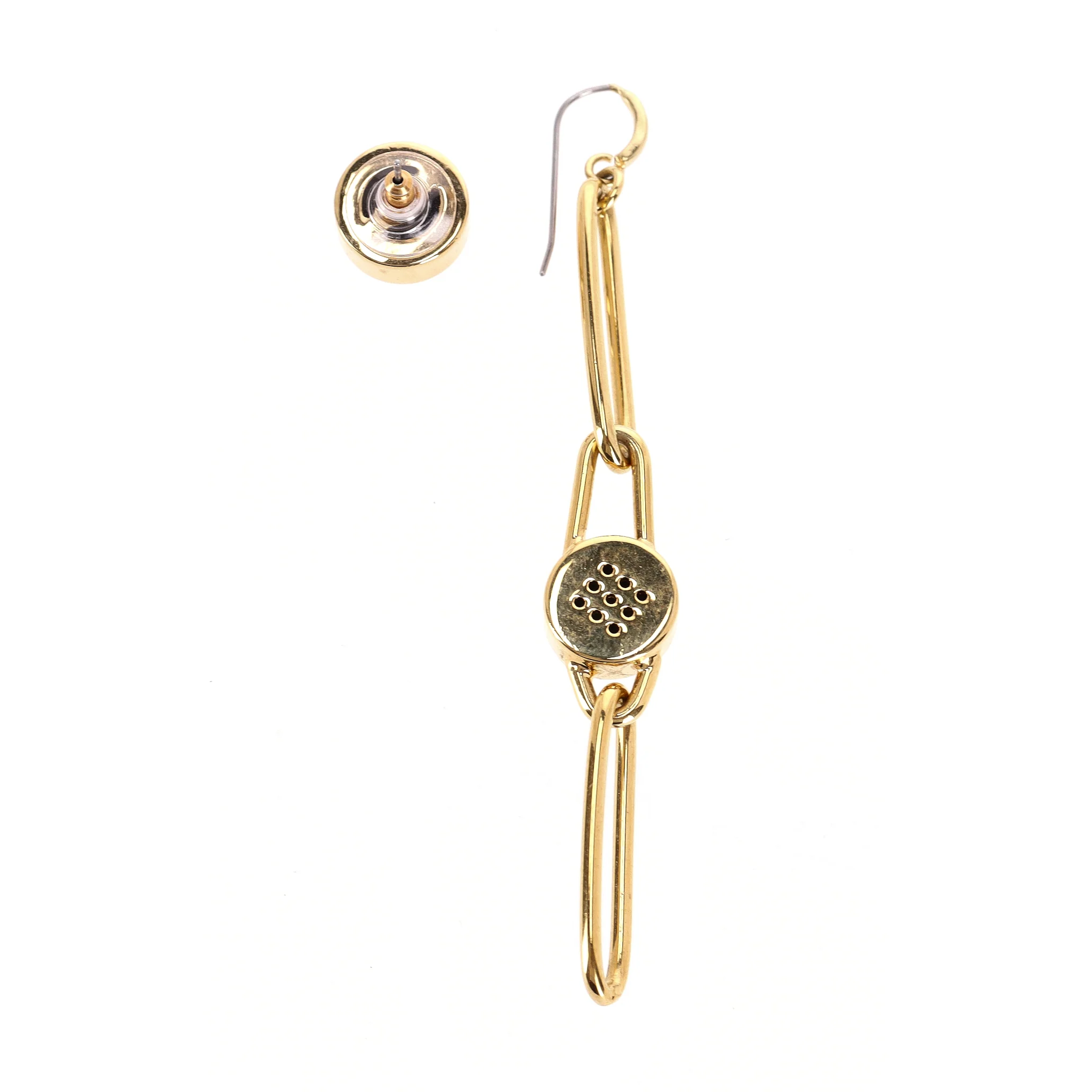 Marc Jacobs Asymmetric Link Drop Earrings - Image 5