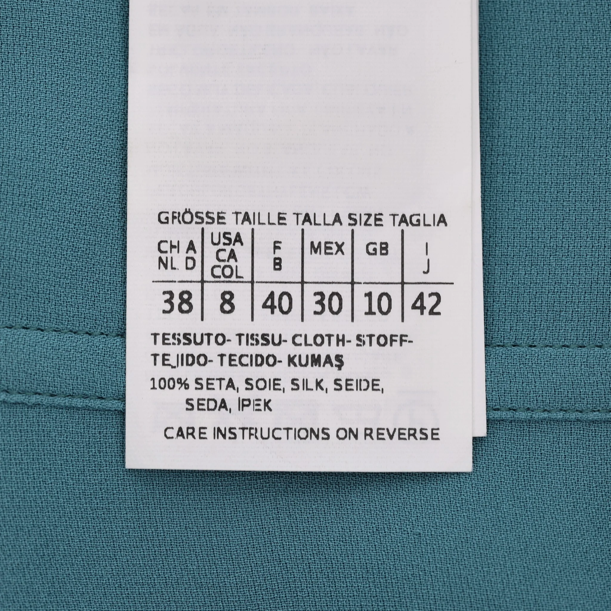 Max Mara Silk Dress. Size 38FR - Image 6