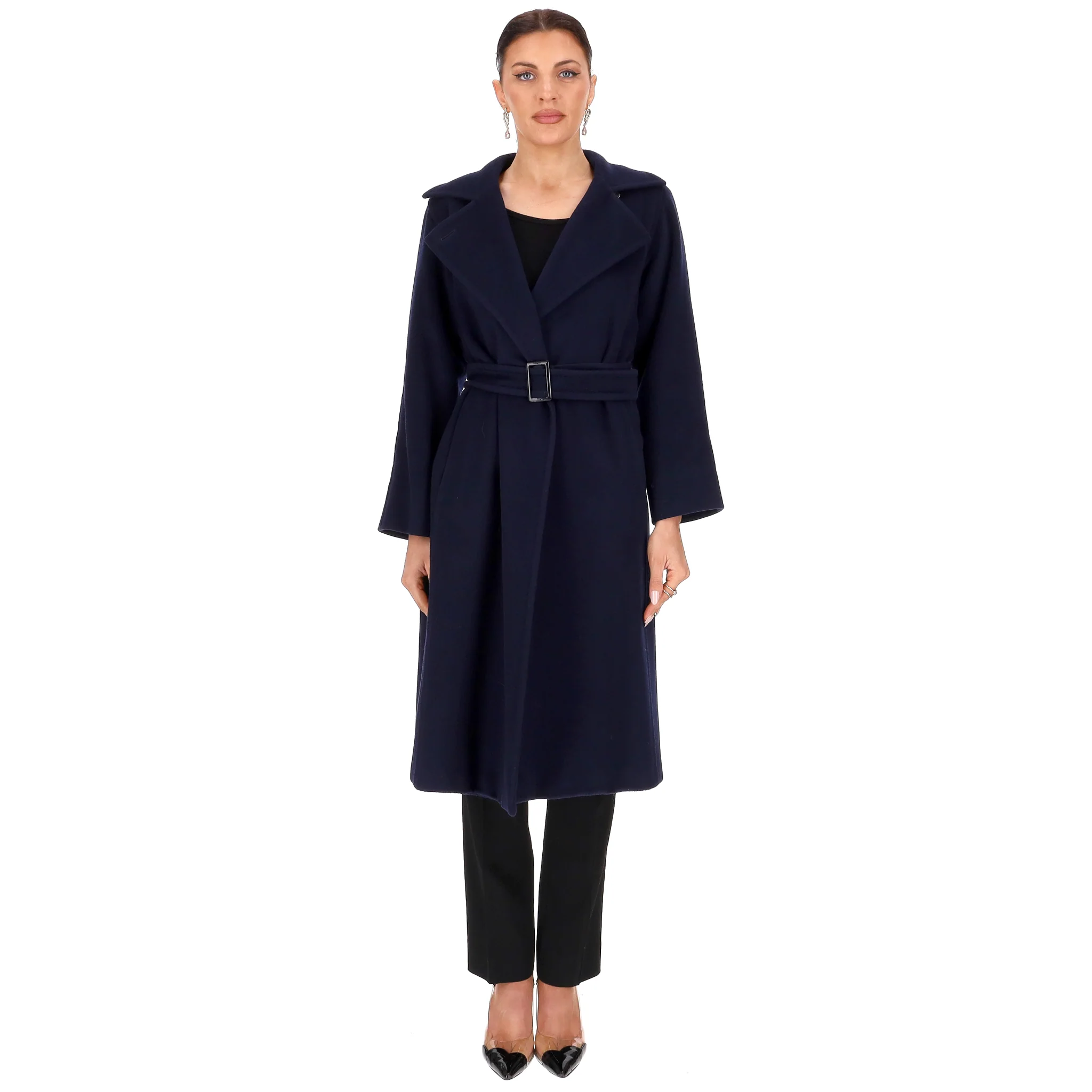 Max Mara Virgin Wool Coat. Size S - Image 2