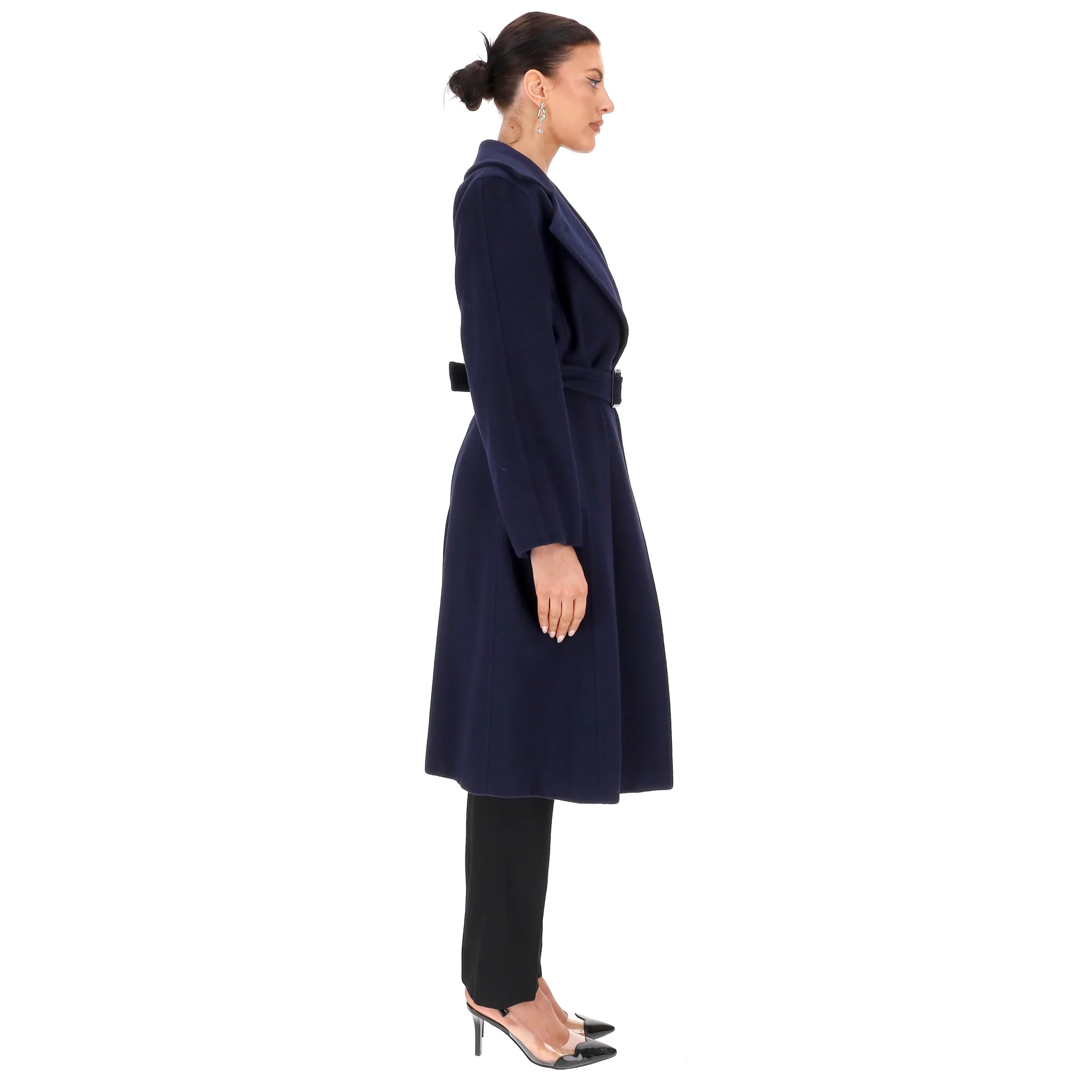 Max Mara Virgin Wool Coat. Size S - Image 3