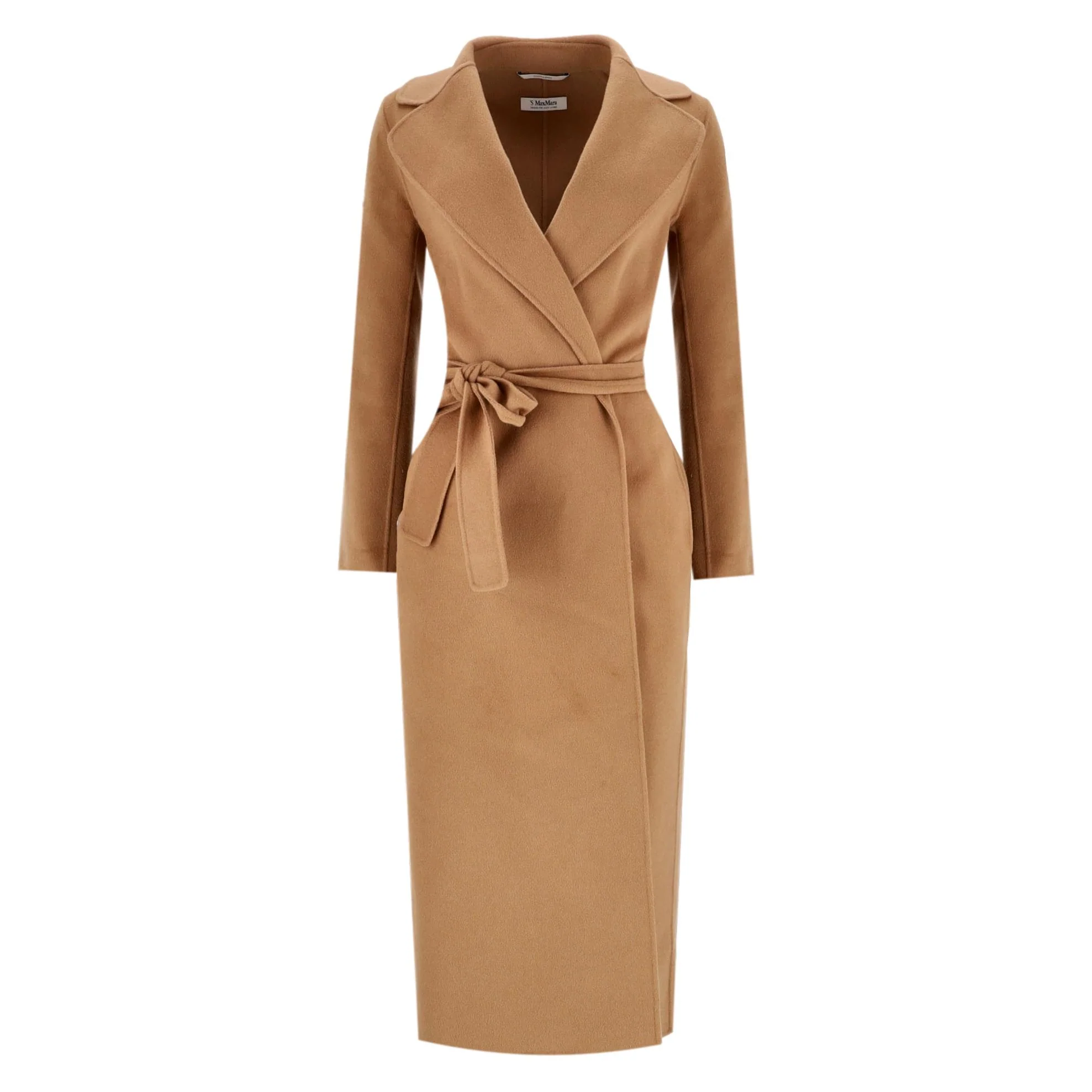Max Mara Virgin Wool Wrap Coat. Size M