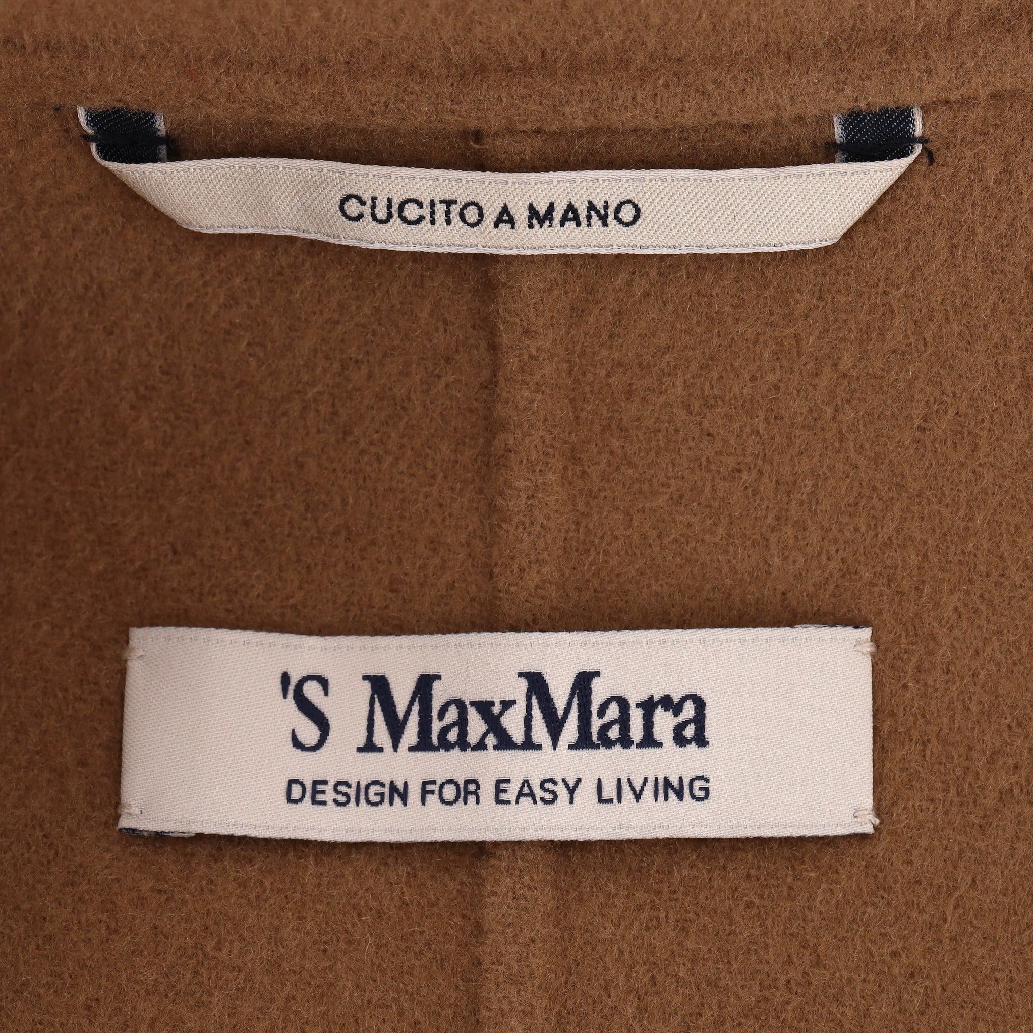 Max Mara Virgin Wool Wrap Coat. Size M - Image 6