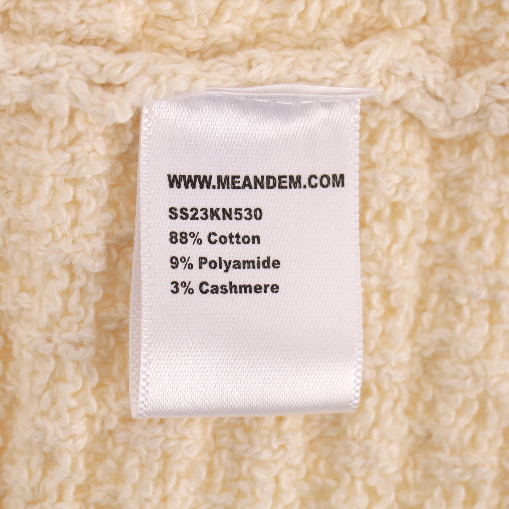 ME+EM Cotton Boucle Hand-Crocheted Cardigan. Size XS - Image 8