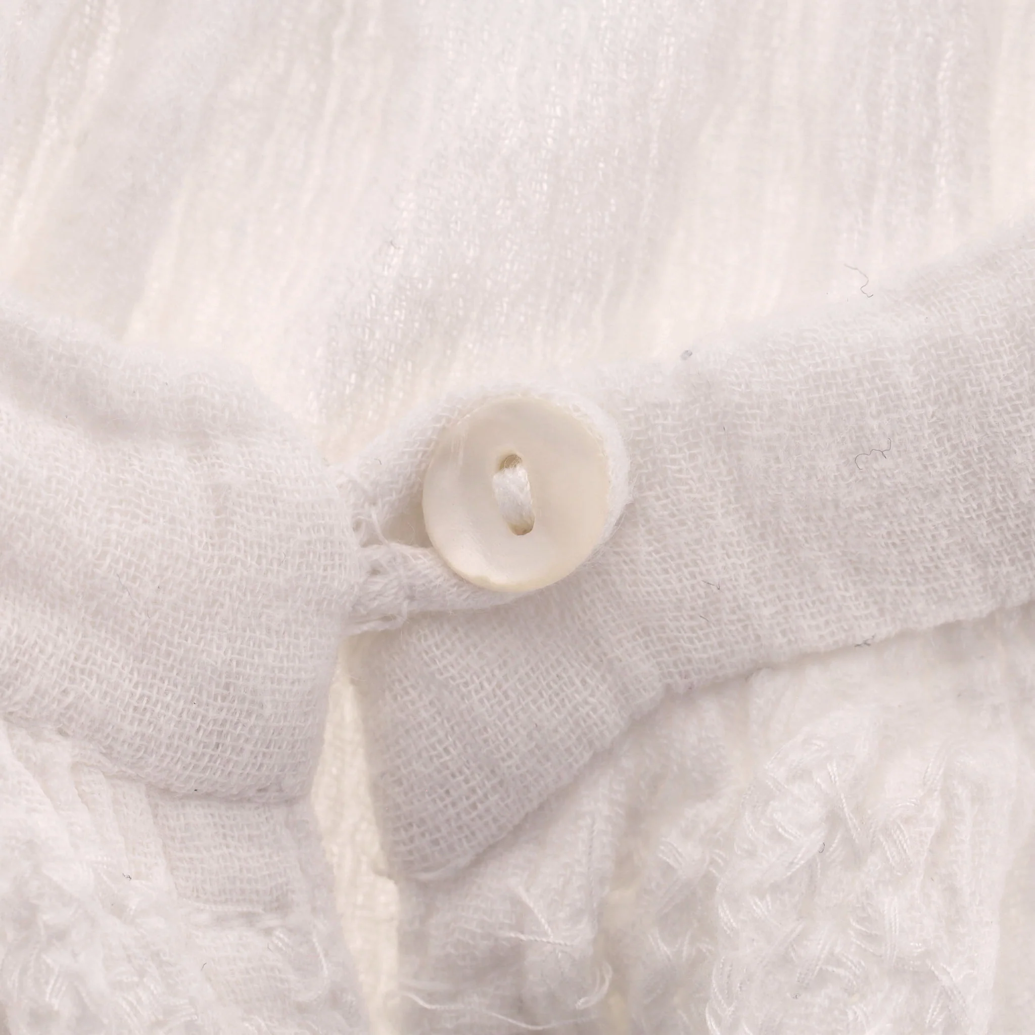 Melissa Odabash Cotton Tie-Up Neck Relaxed-Fit Top. Size O/S - Image 5