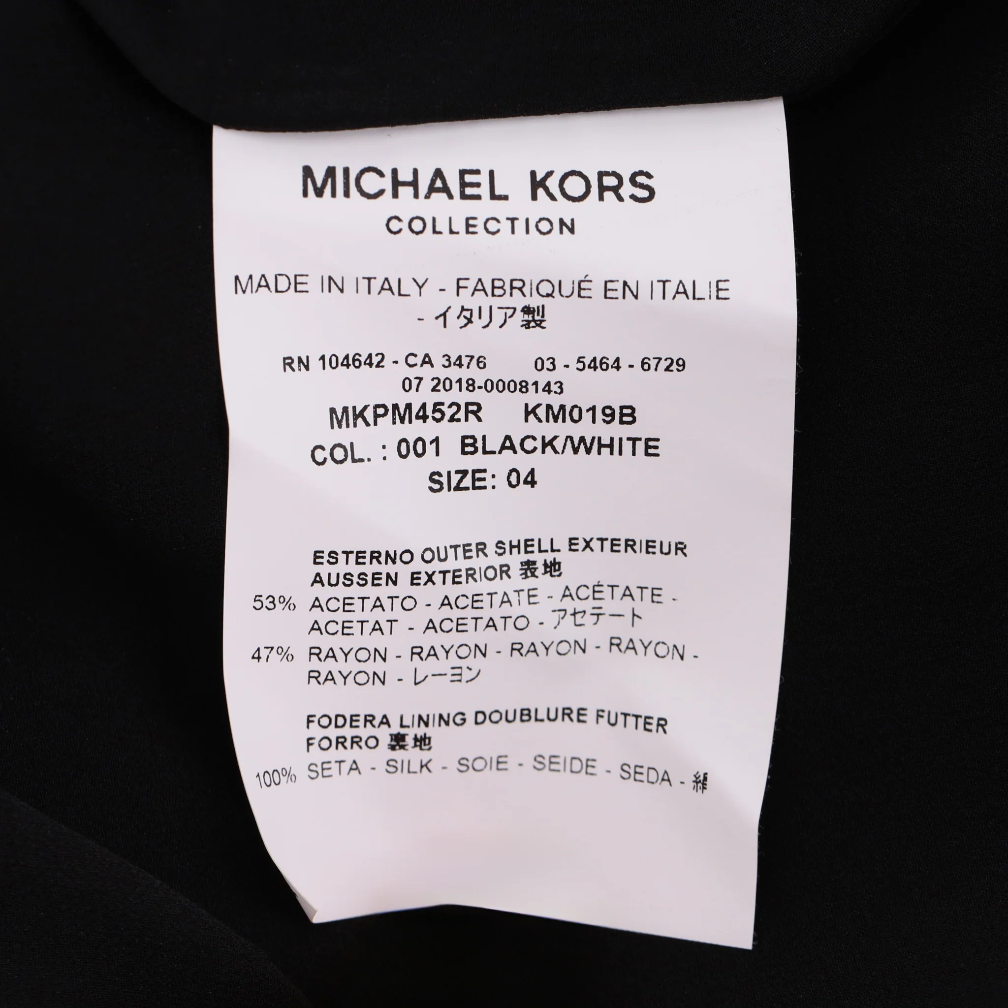 Michael Kors Collection Flower Embellished Dress With Slit Sleeves. Size 4US - Image 7