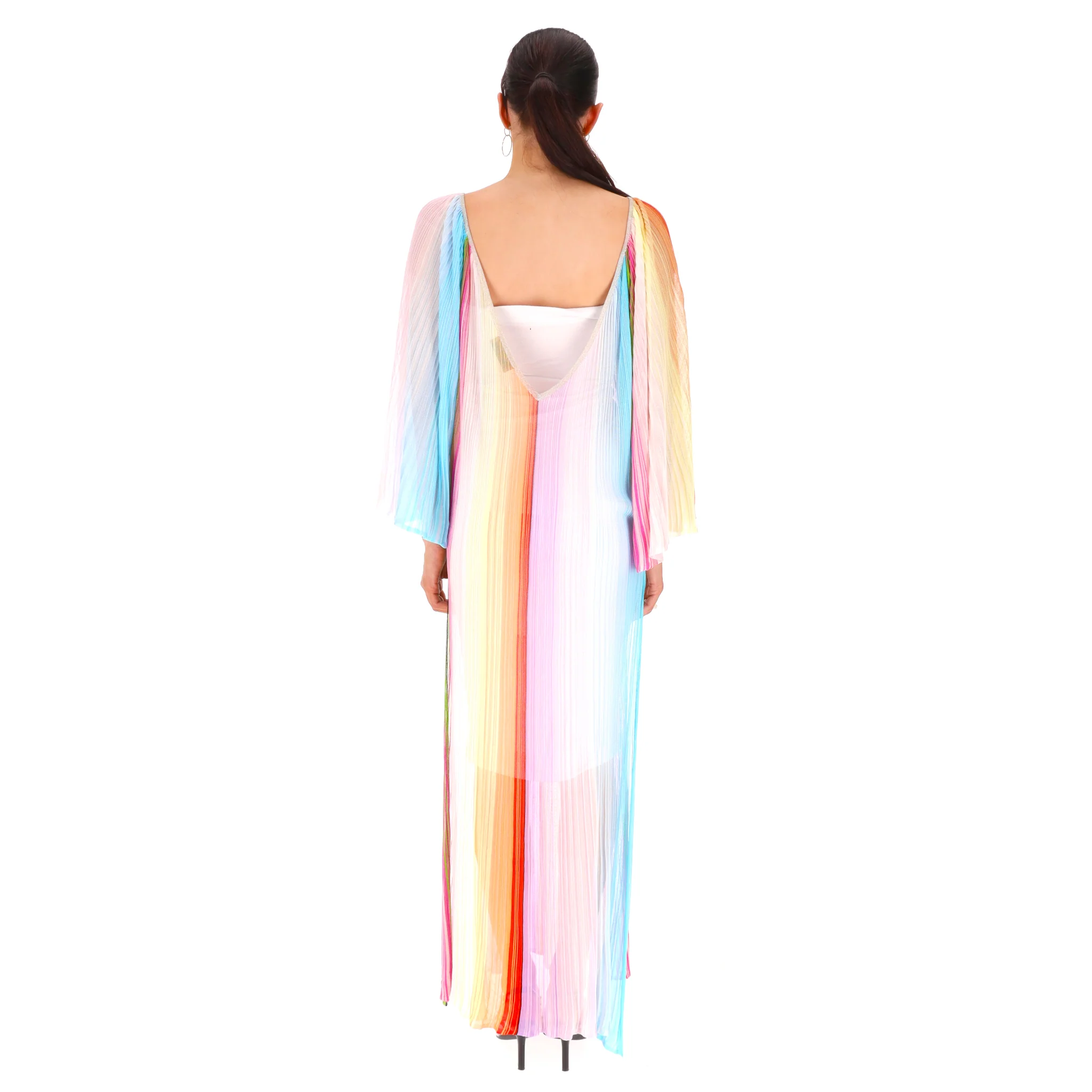 Missoni Crochet-Knit Striped Beach Dress/Cover Up. Size S - Image 4