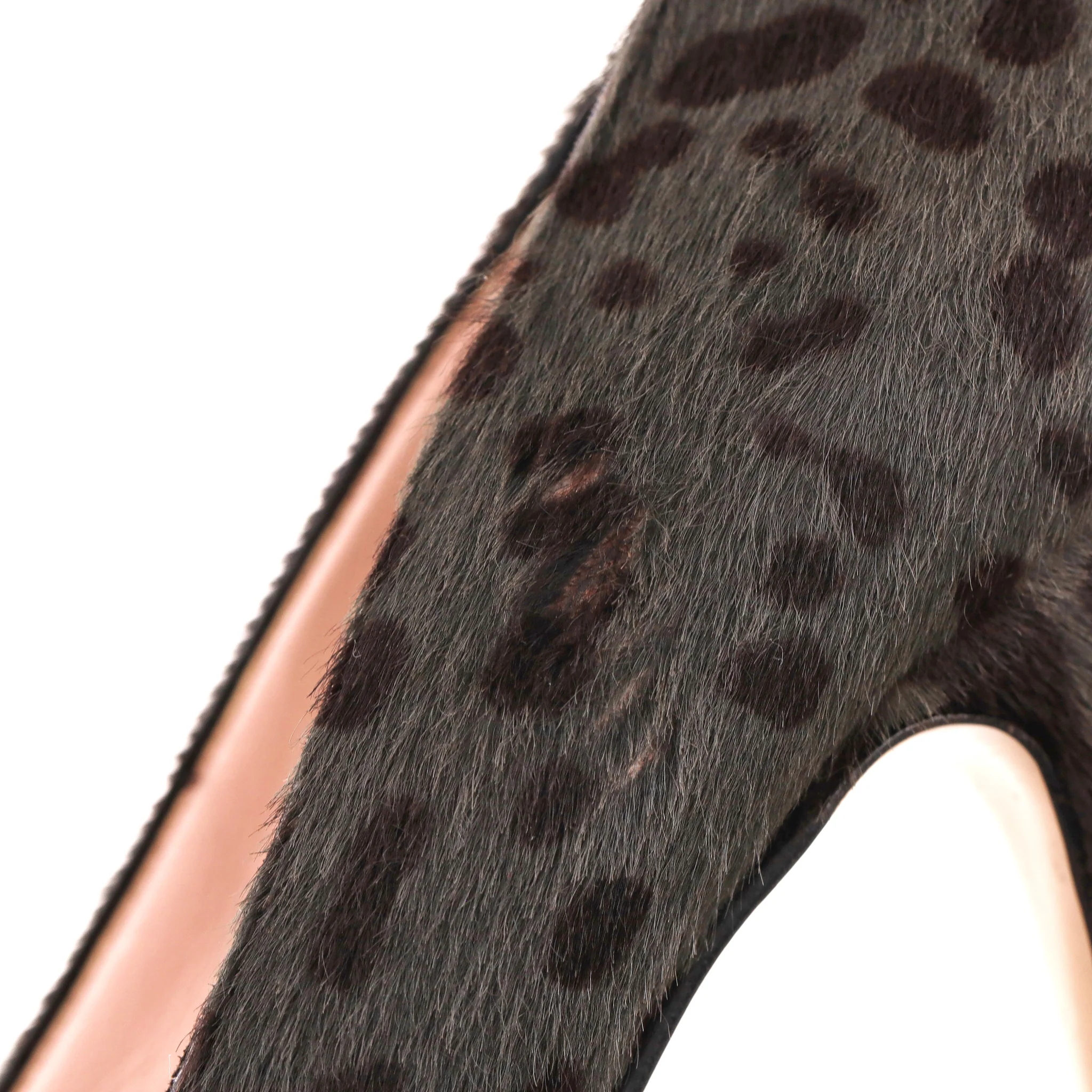 Miu Miu Leopard Print Pony Hair Pumps. Size 41 - Image 8