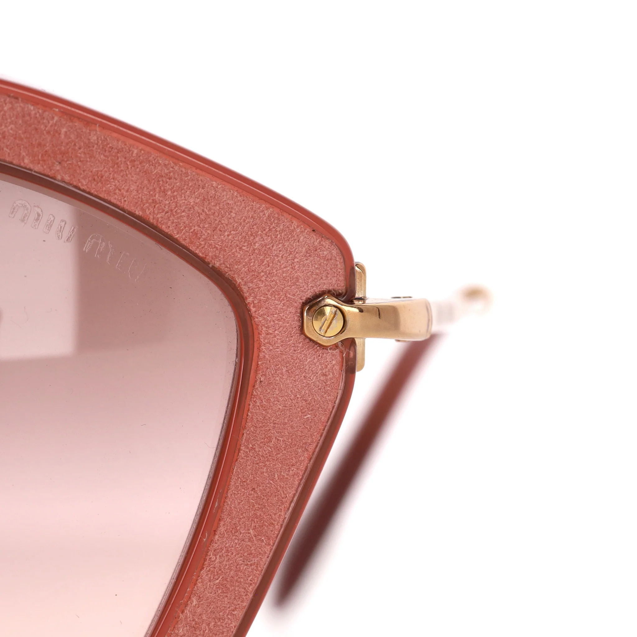 Miu Miu Velvet Pentagon-Shaped Sunglasses - Image 11