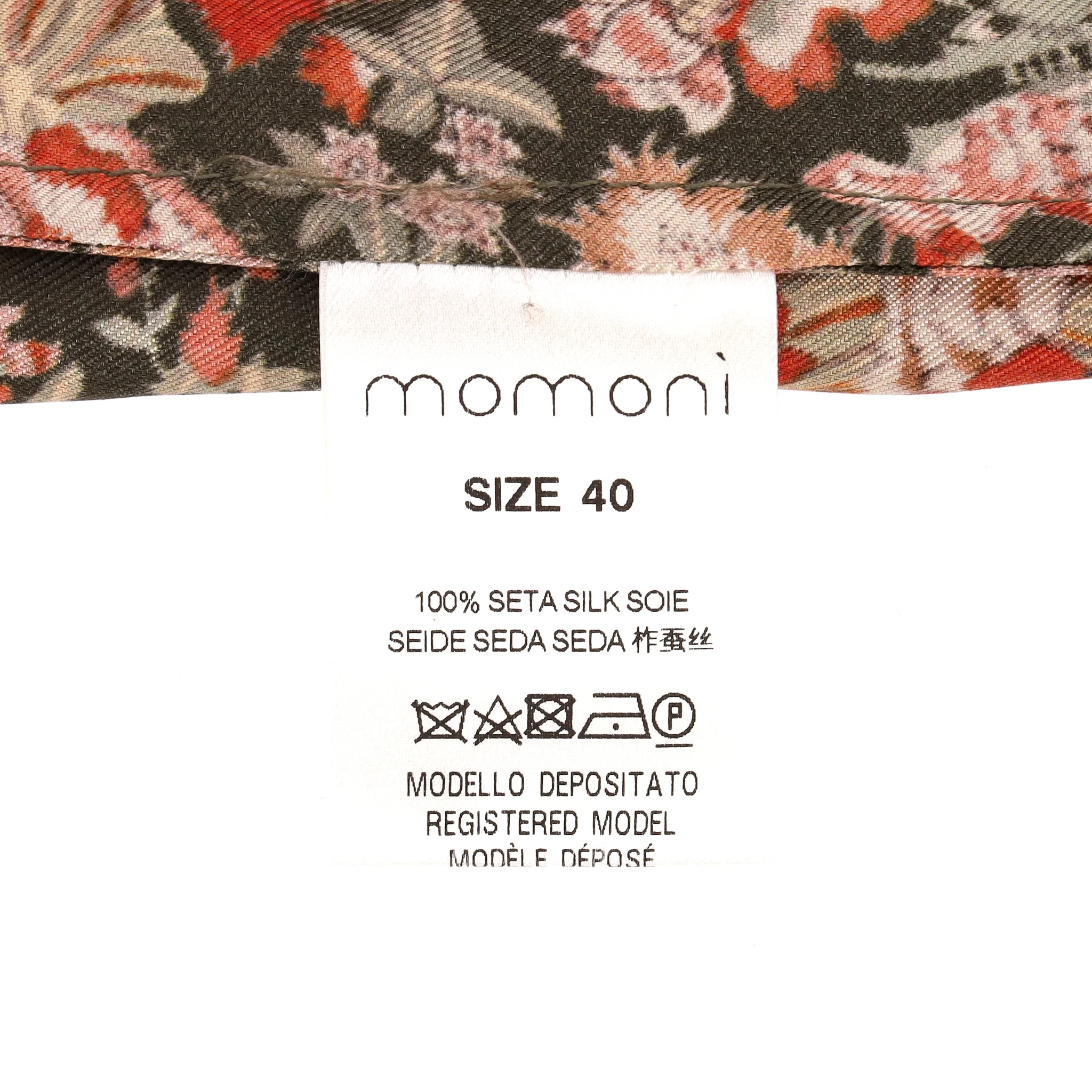 Momoni Silk Floral Top. Size 40IT - Image 6