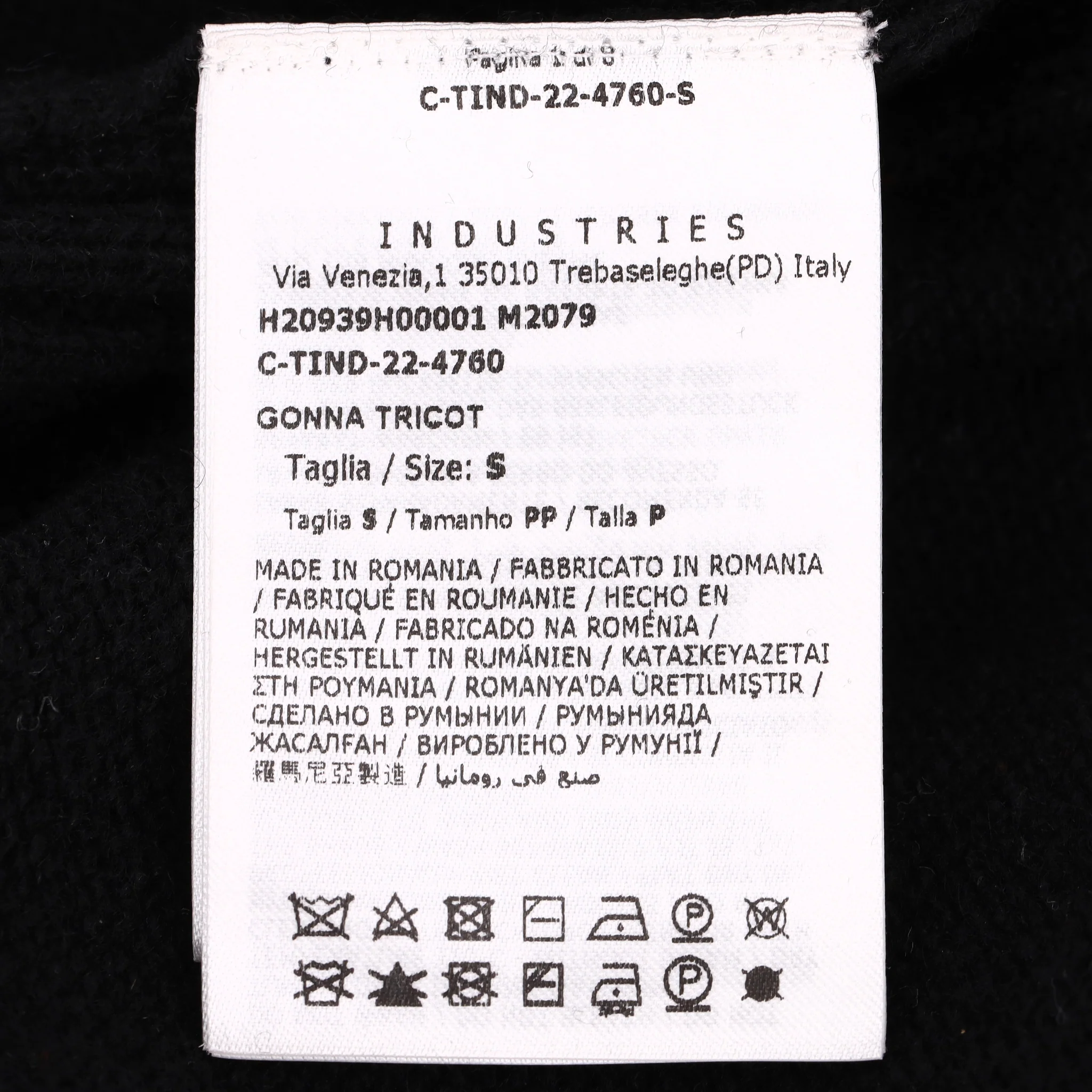 Moncler Cashmere & Wool Blend Midi Skirt. Size S - Image 6