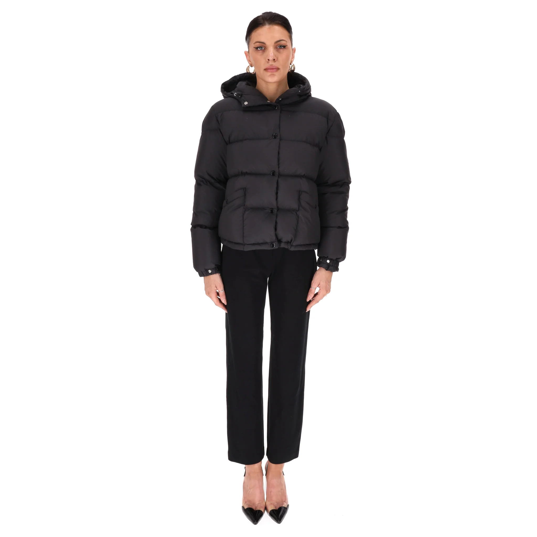 Moncler Ebre Hooded Down Puffer Jacket. Size 2 - Image 2