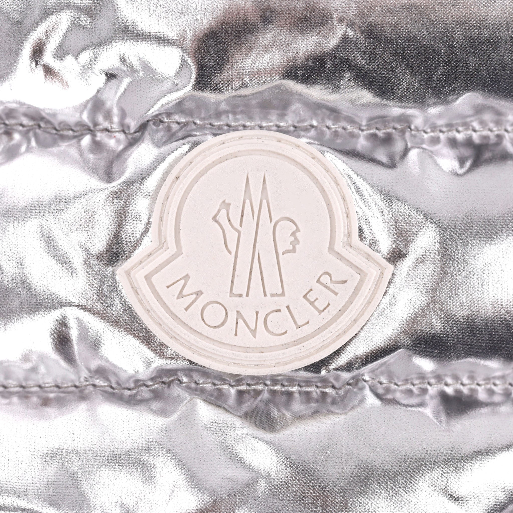 Moncler Gisele Metallic Rain Boots. Size 37 - Image 7
