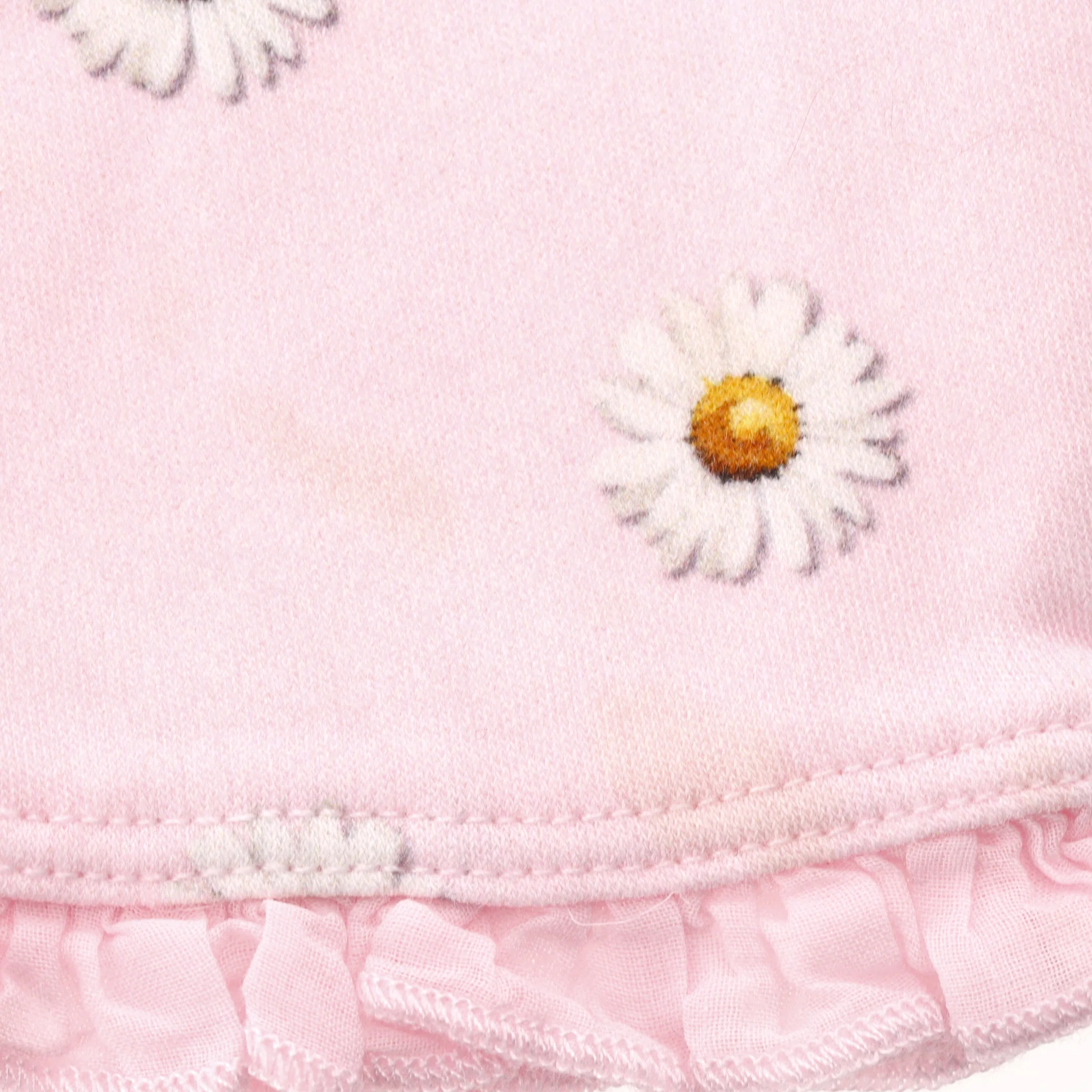 Monnalisa Baby Girl Cotton Daisy Print Leggings. Size 6M - Image 6