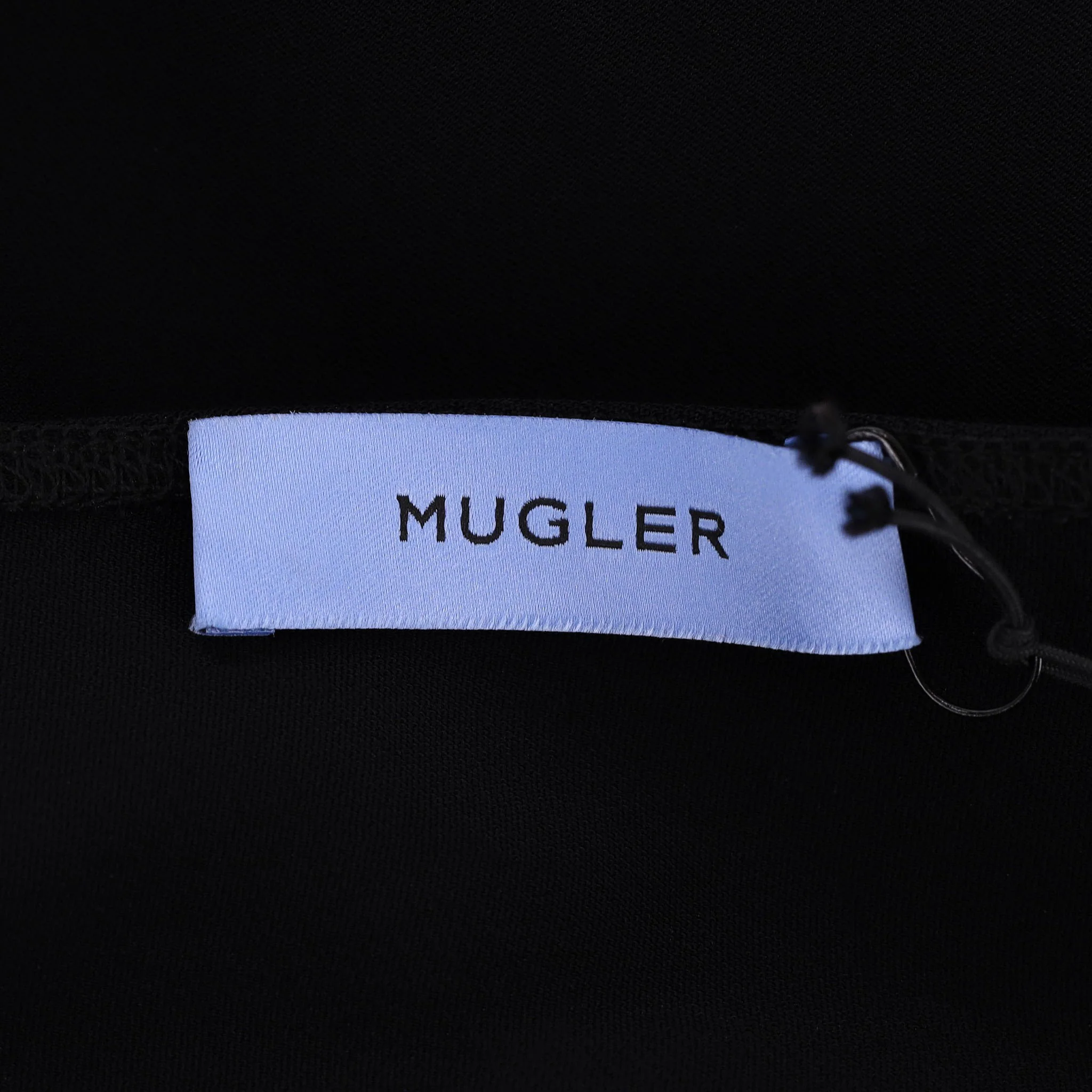Mugler Asymmetric Cut-Out Neckline Bodycon Dress. Size 40FR - Image 6