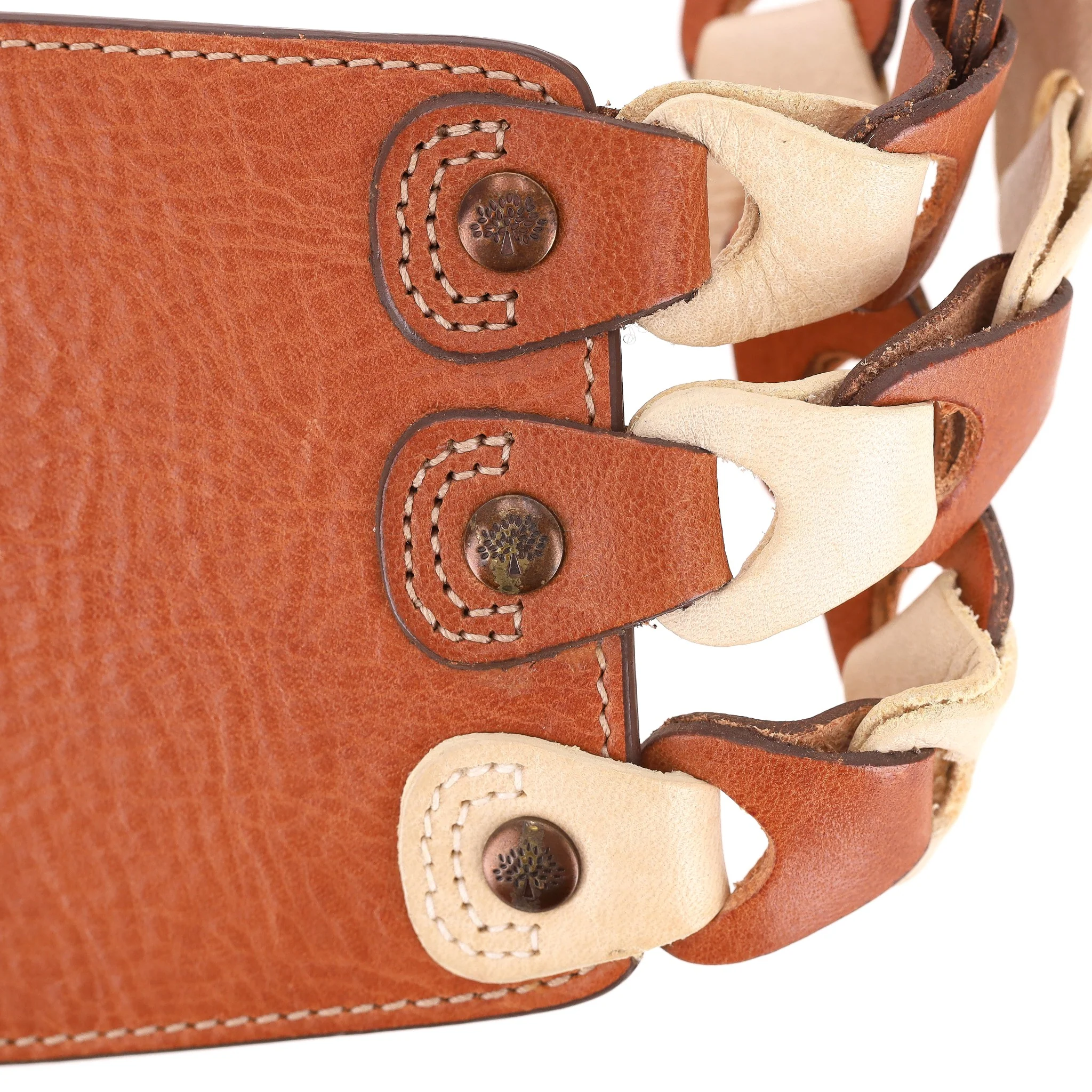 Mulberry Cinch Braided Waist Leather Belt - Image 9