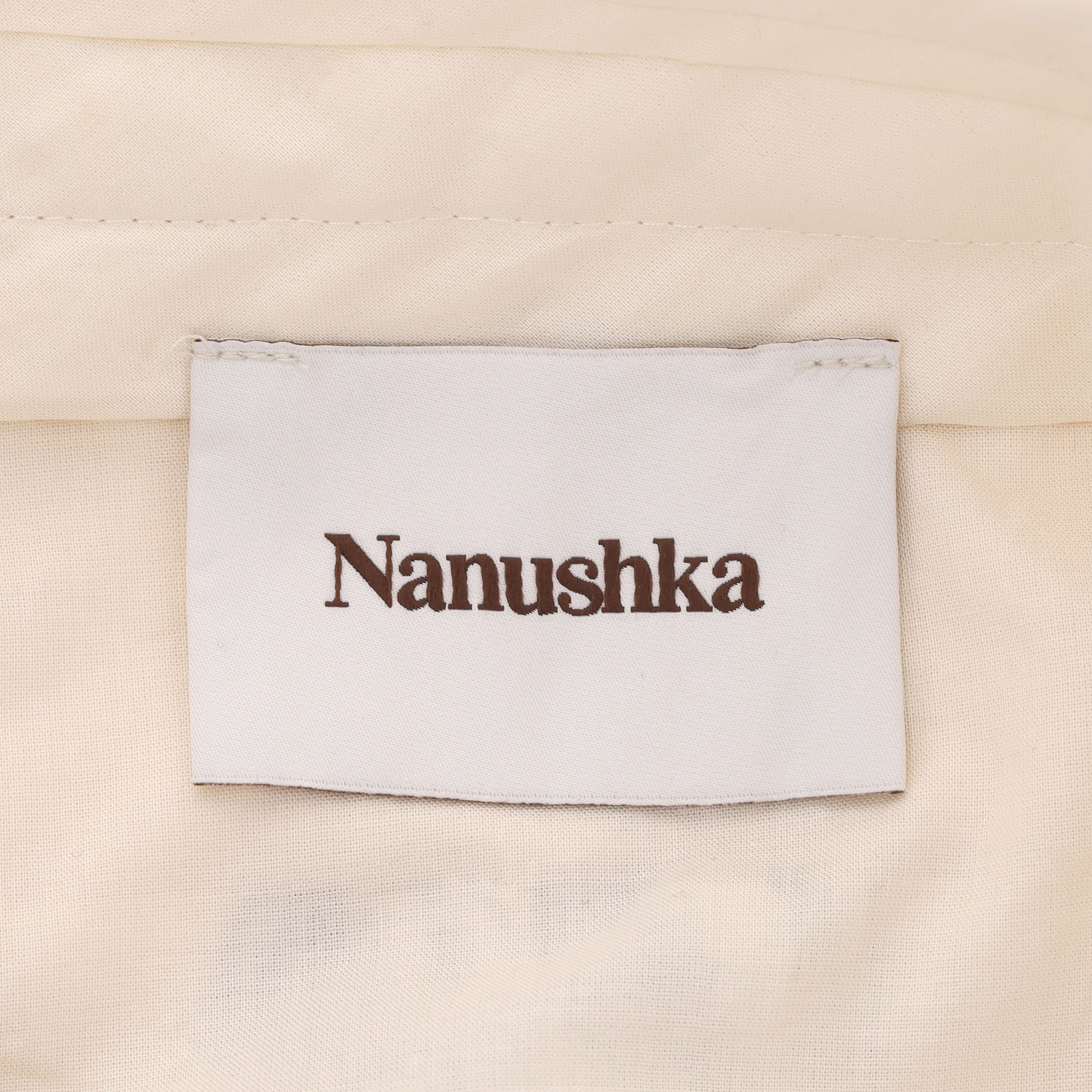 Nanushka Floral-Print Satin Shirt & Trousers Suit/Set. Size S - Image 11
