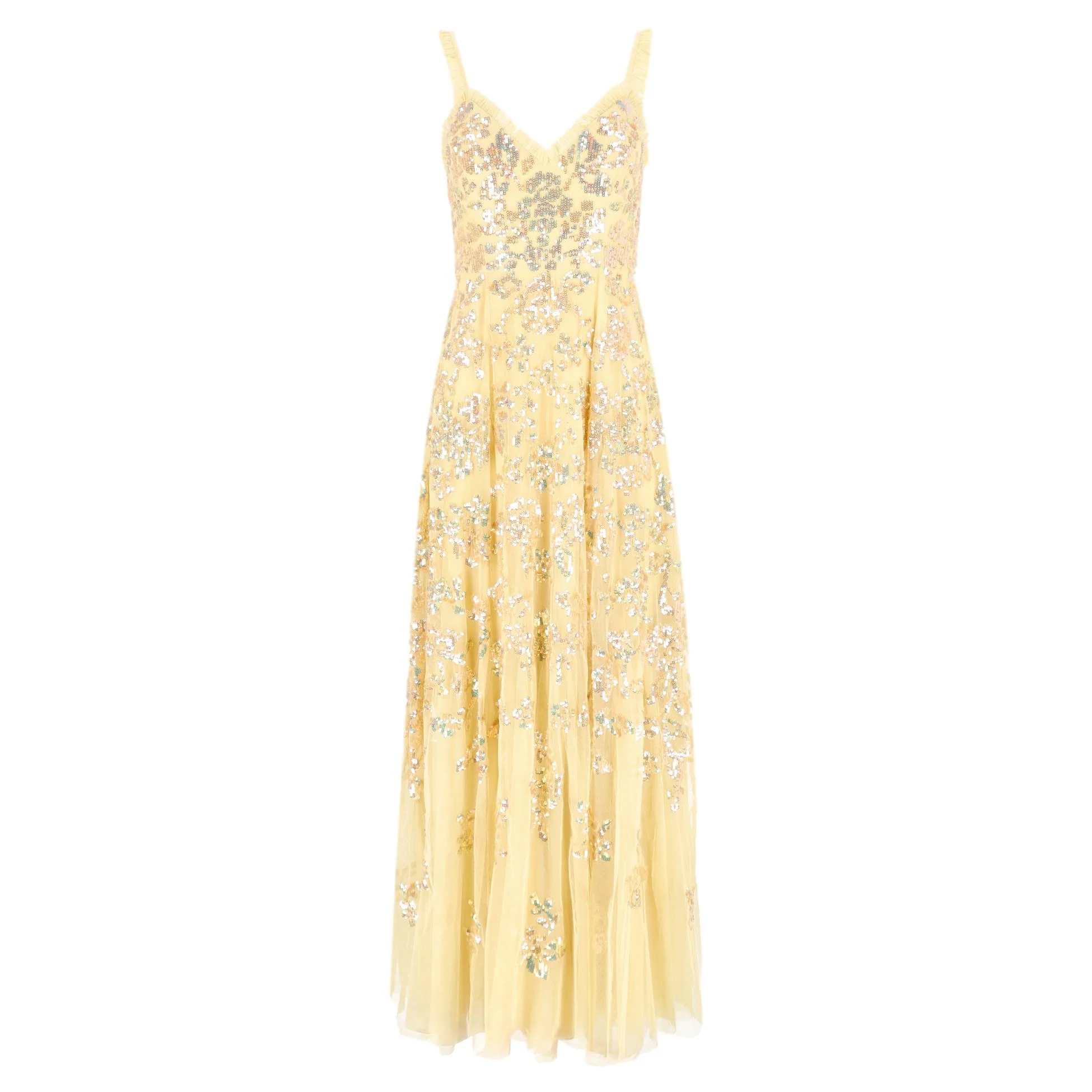 Needle & Thread Sequin Embellished Evening Dress/Gown. Size 10UK