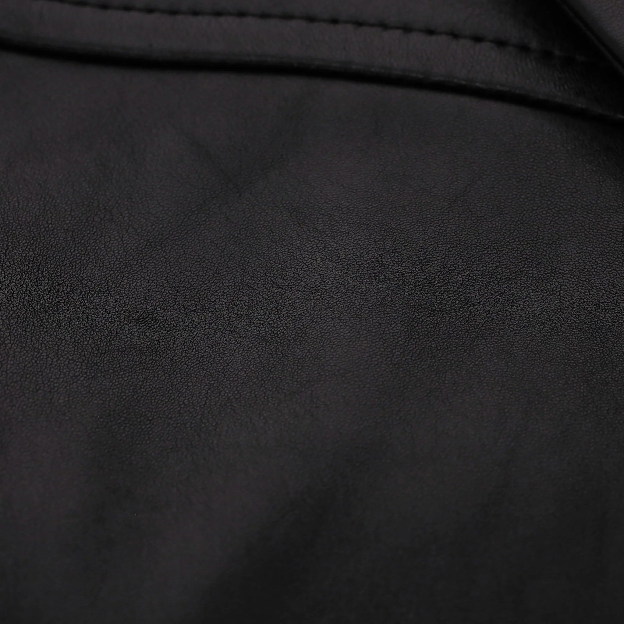 Versace Lambskin Leather Jacket With Greca Fur Collar. Size 46IT - Image 13