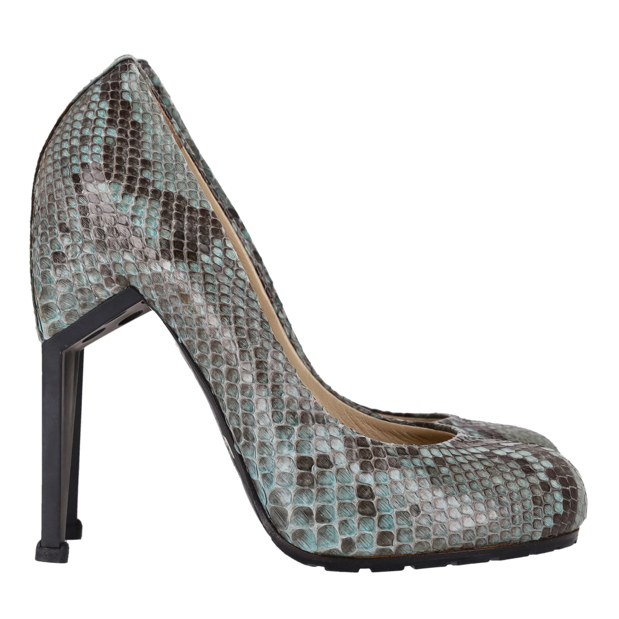 Nicholas Kirkwood Snakeskin Heels. Size 37 - Image 3
