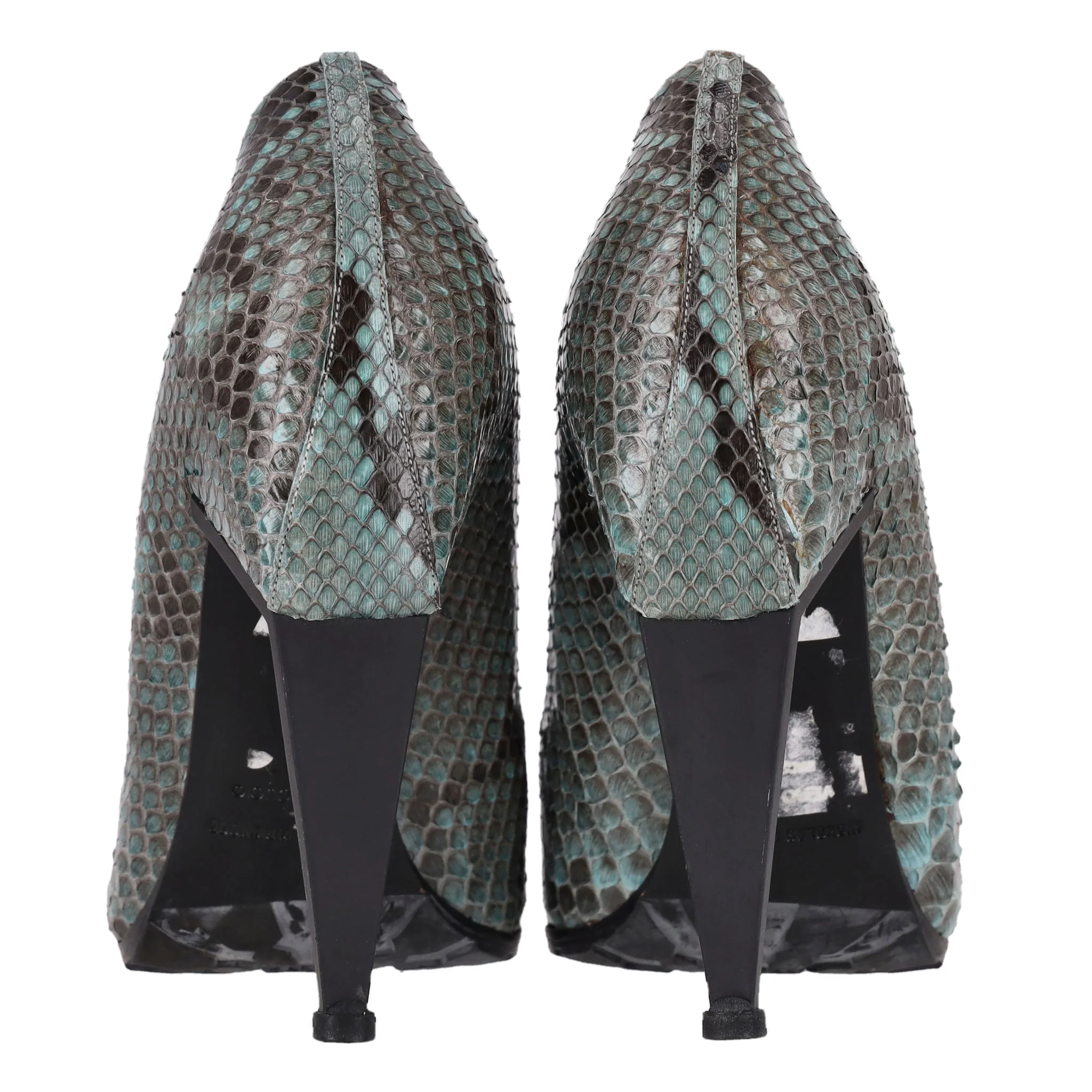 Nicholas Kirkwood Snakeskin Heels. Size 37 - Image 4